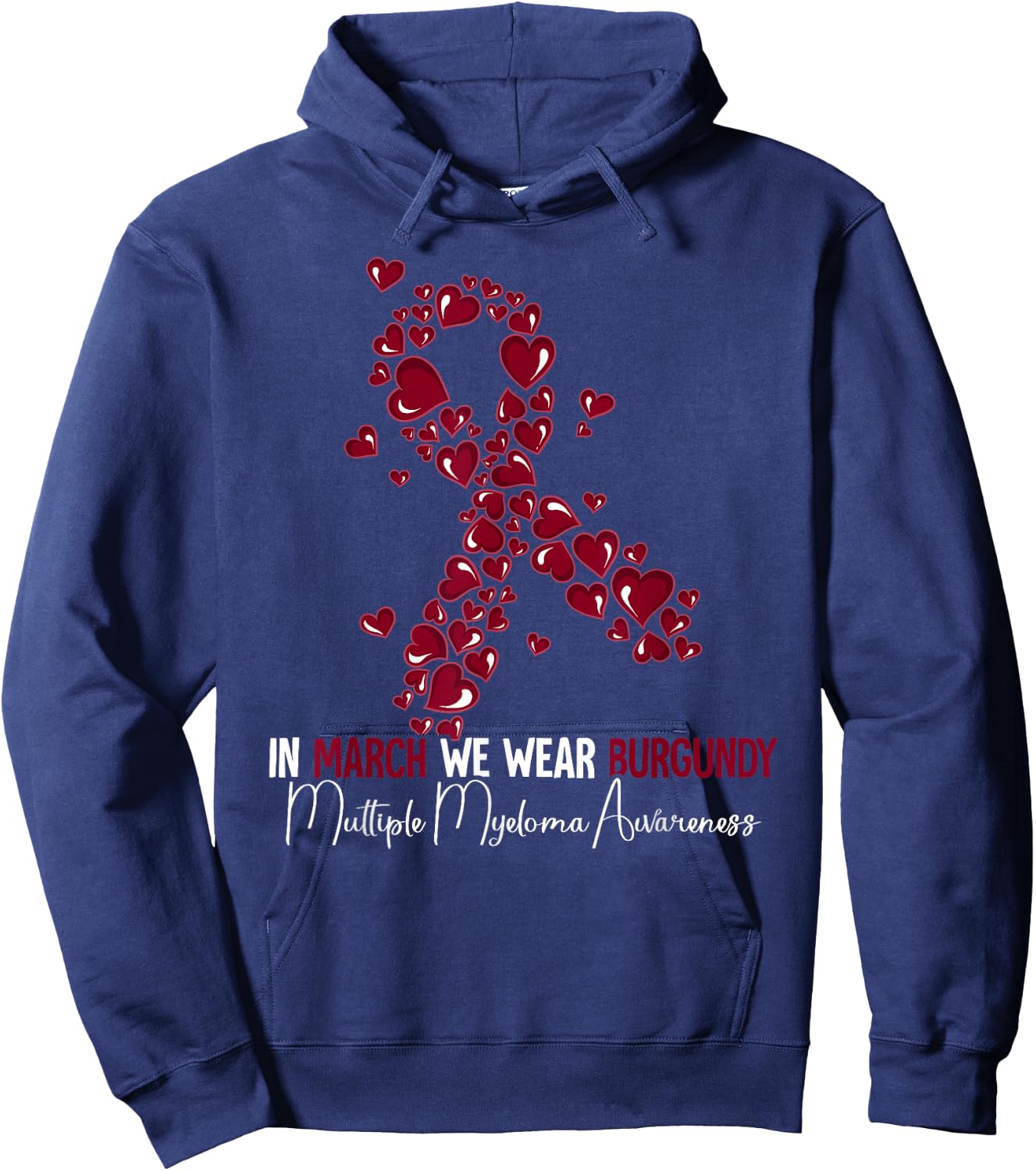 Multiple Myeloma Awareness Hoodie - Hoodie | Navy
