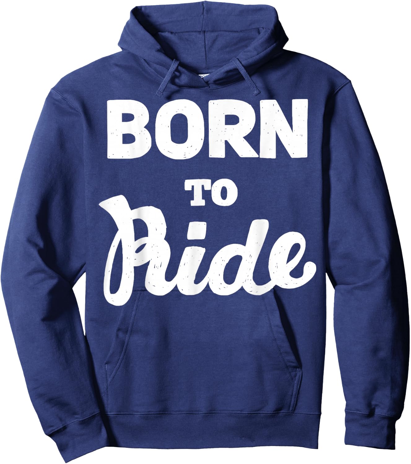 Born To Ride motorcycle rider gift Hoodie - Hoodie | Navy