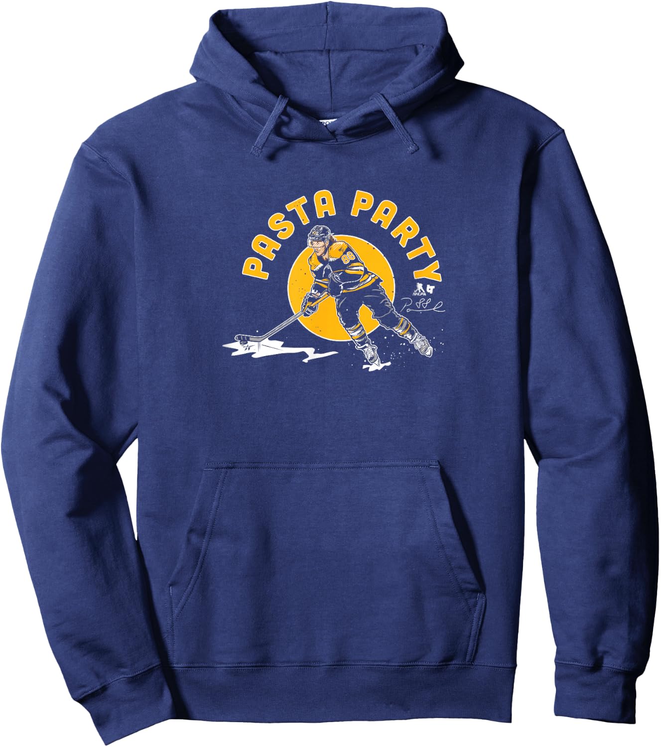 Pasta Party - David Pastrnak - Boston Hockey Hoodie - Hoodie | Navy