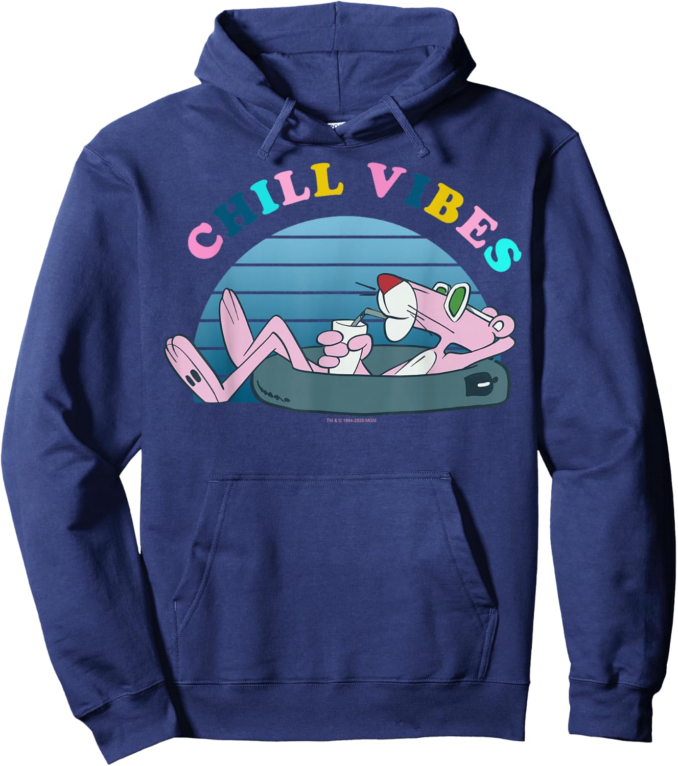 The Pink Panther Chill Vibes Hoodie - Hoodie | Navy