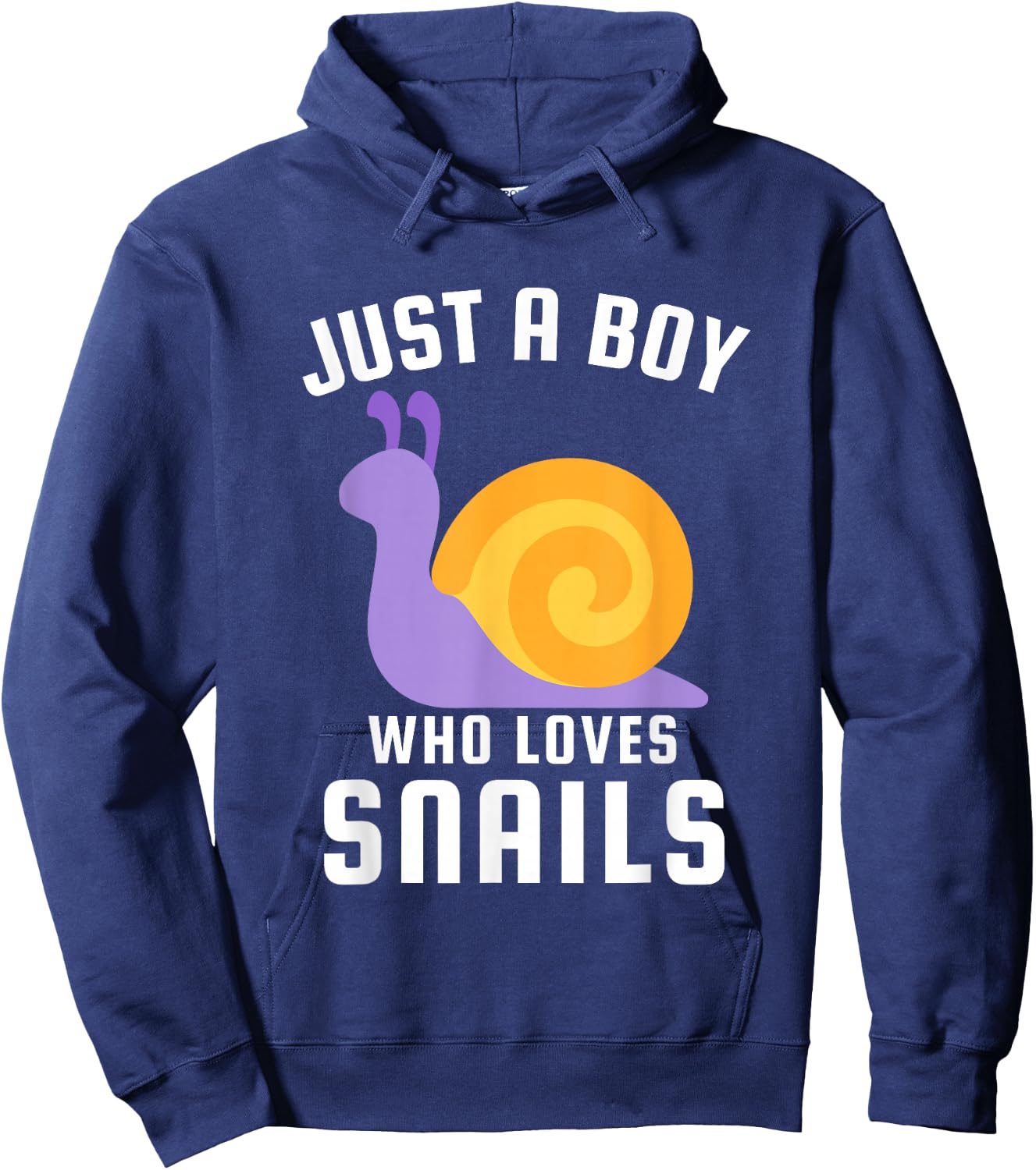 Just a Boy Who Loves Snails Hoodie - Hoodie | Navy