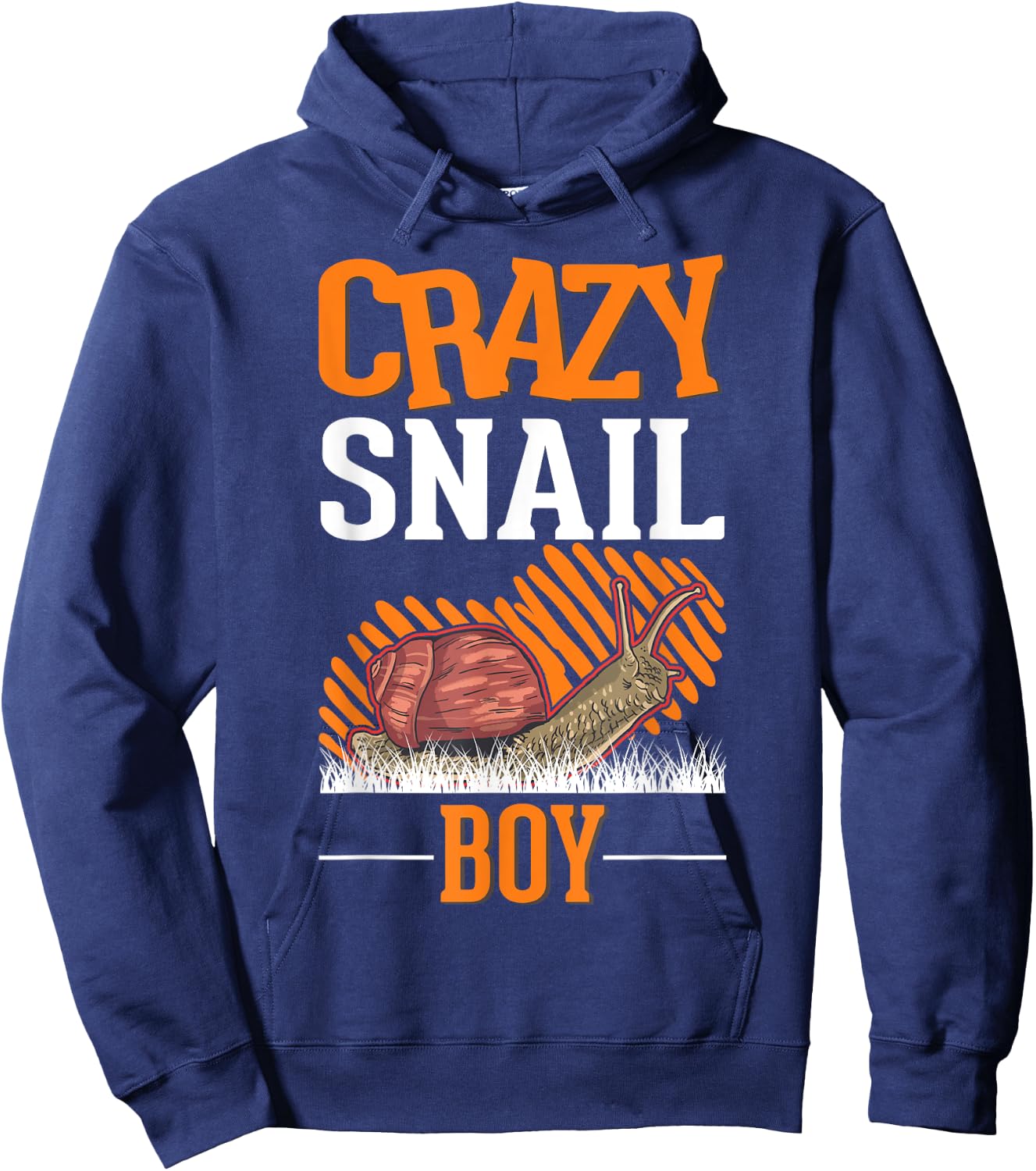 Crazy Snail Boy Hoodie - Hoodie | Navy