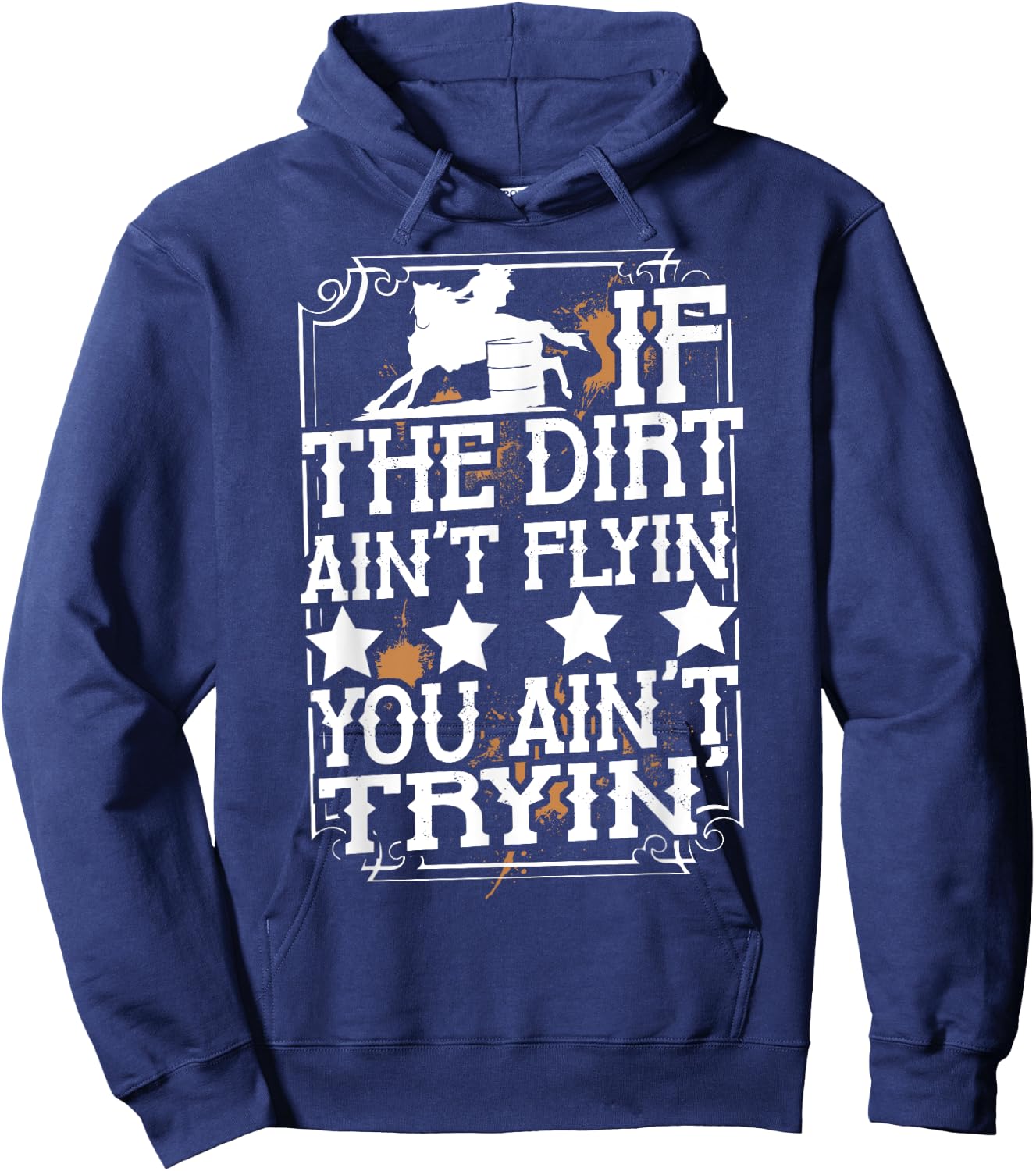 Barrel Race Horse Racer - Barrel Racing Show Hoodie - Hoodie | Navy