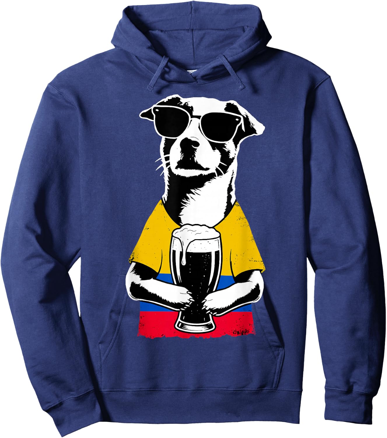 Colombian Flag Men Women Colombia Hoodie - Hoodie | Navy