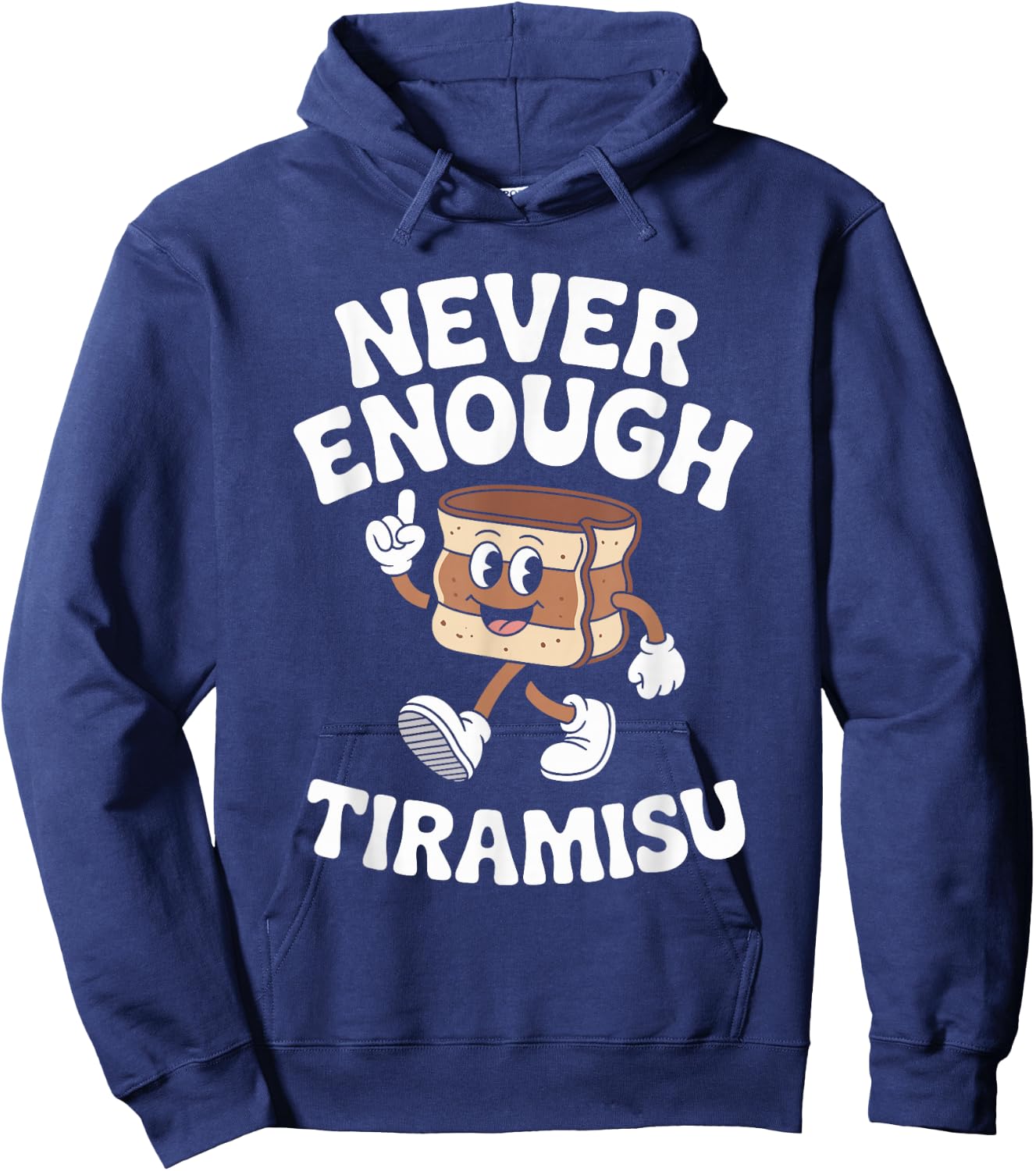 Funny Tiramisu Retro Hoodie - Hoodie | Navy
