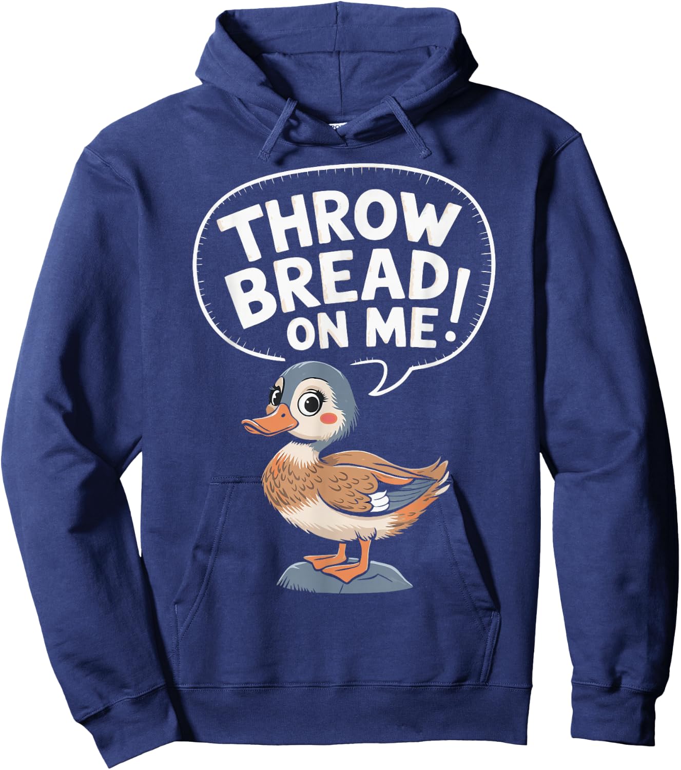 Throw Bread On Me Hoodie - Hoodie | Navy