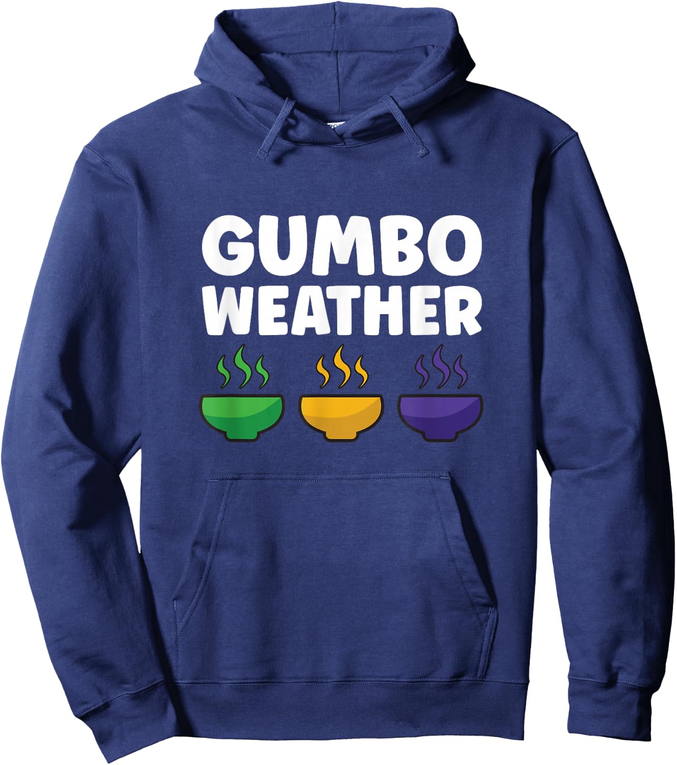 Gumbo creole funny gumbo weather cajun food Hoodie - Hoodie | Navy