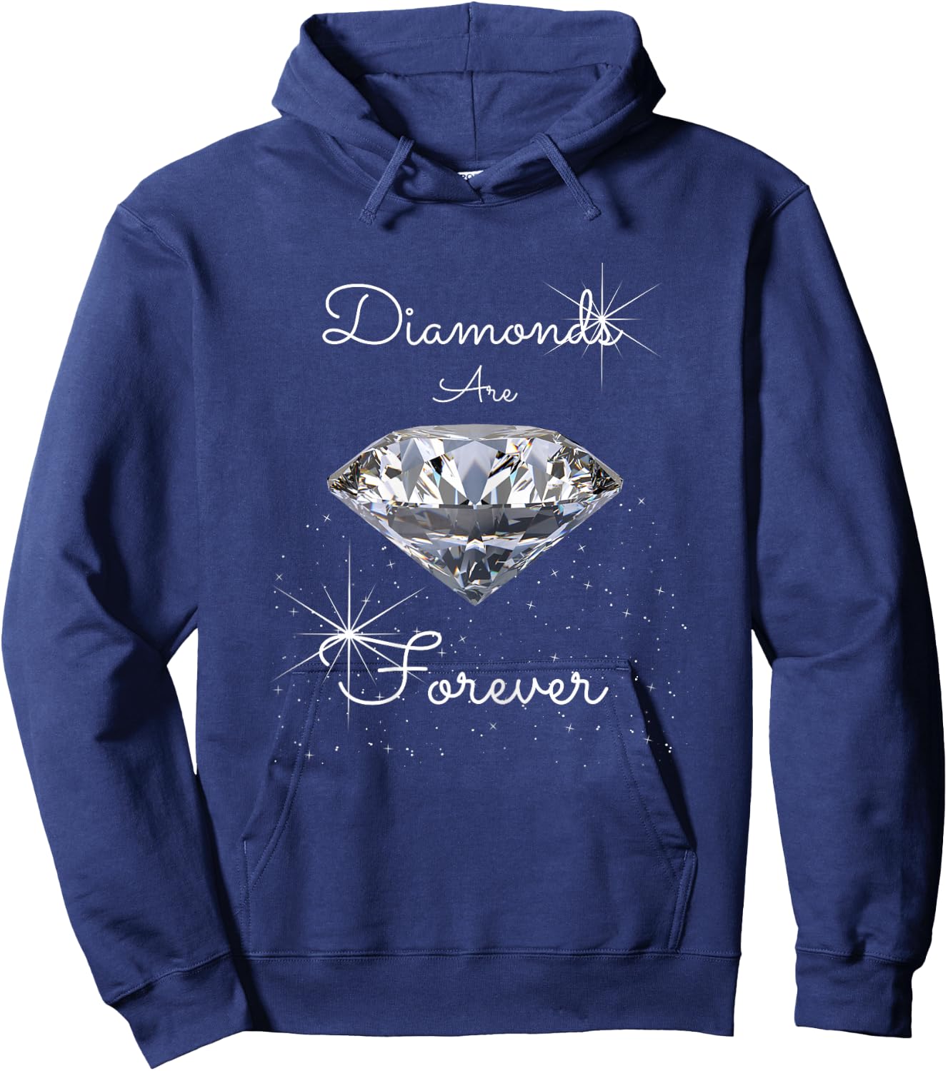 Diamonds are Forever Hoodie - Hoodie | Navy