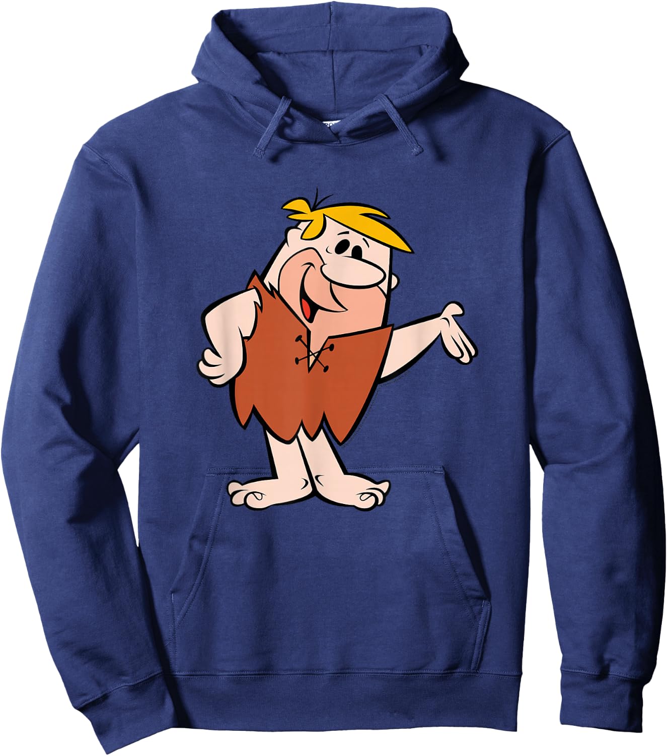 The Flintstones Barney Rubble Big Solo Shot Hoodie - Hoodie | Navy