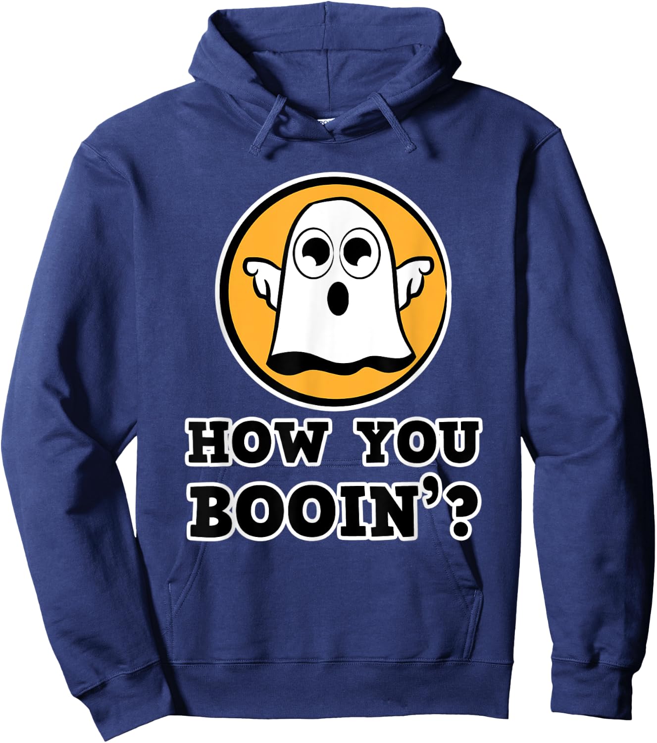 How you booin`? - Ghost Party on Halloween Hoodie - Hoodie | Navy