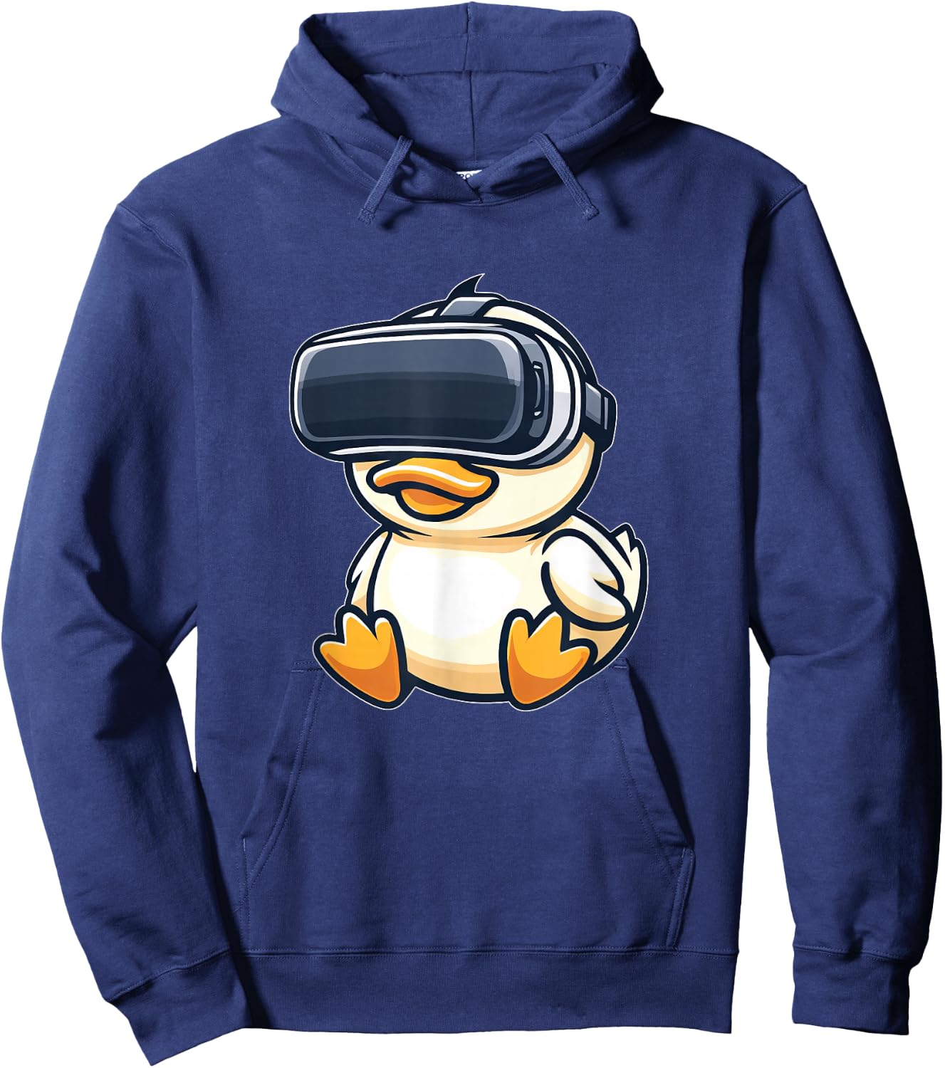 Cute Duck VR Virtual Reality Gamer Hoodie - Hoodie | Navy