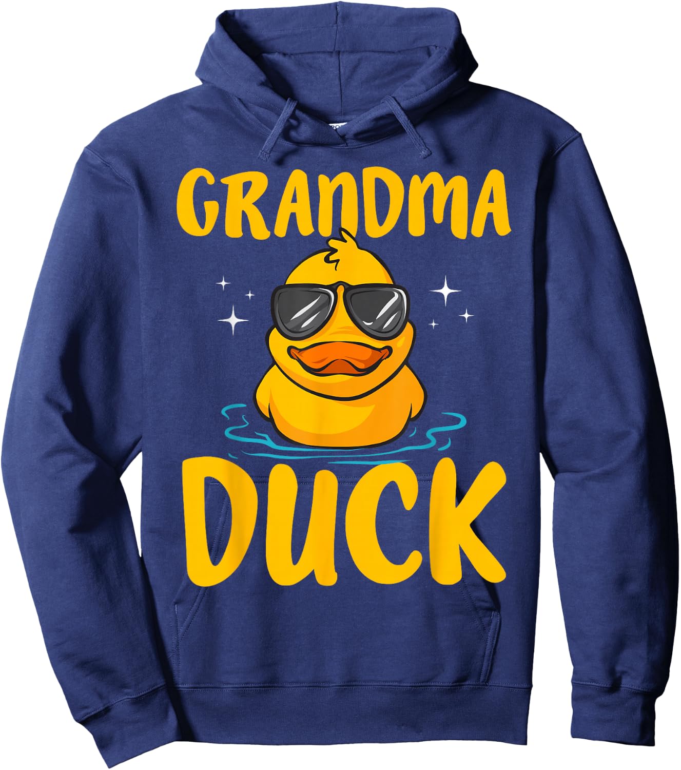 Rubber Duckies Grandma Duck Rubber Duck Hoodie - Hoodie | Navy