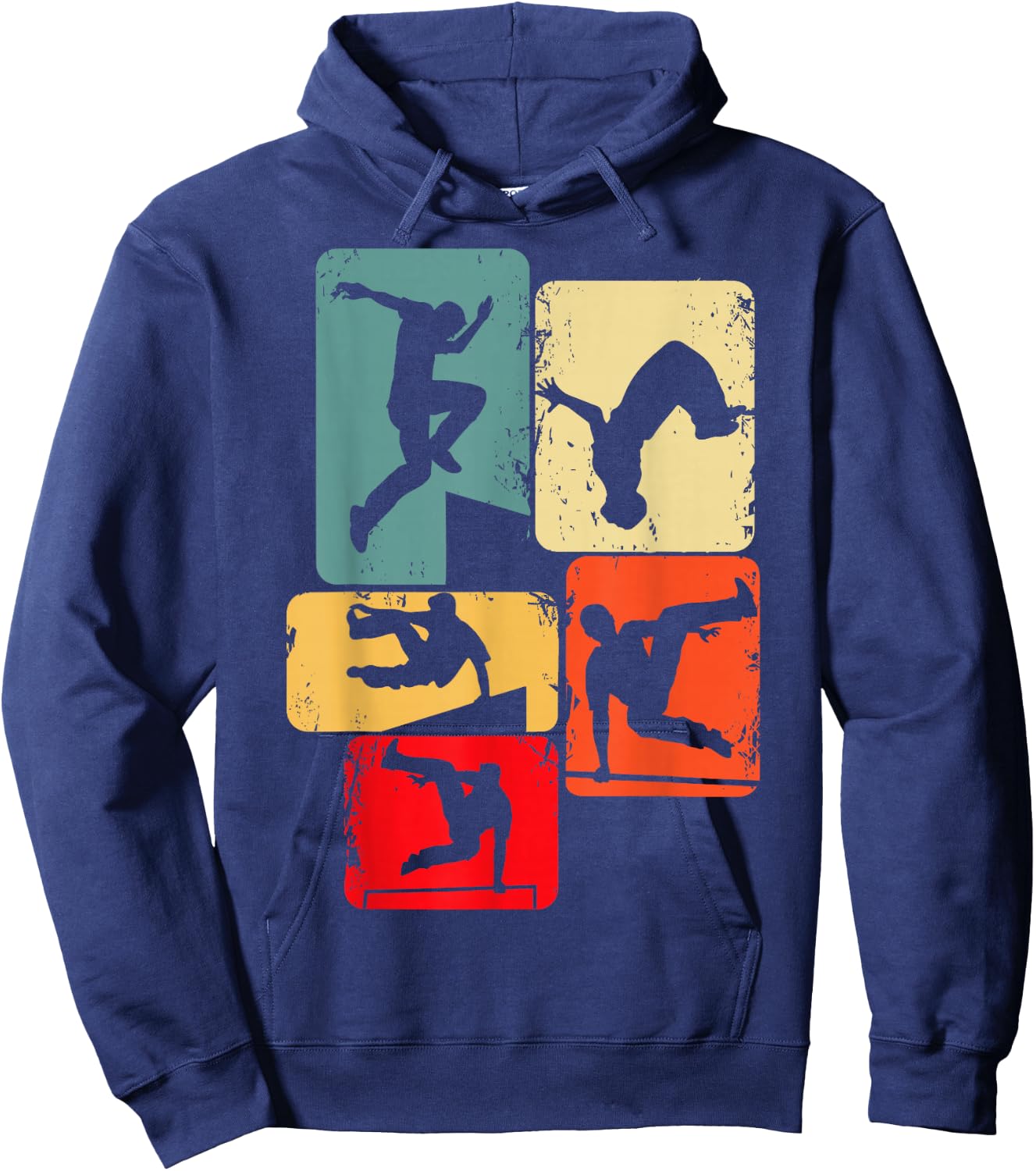Parkour Parcouring Parcour Kinder Jungen Hoodie - Hoodie | Navy