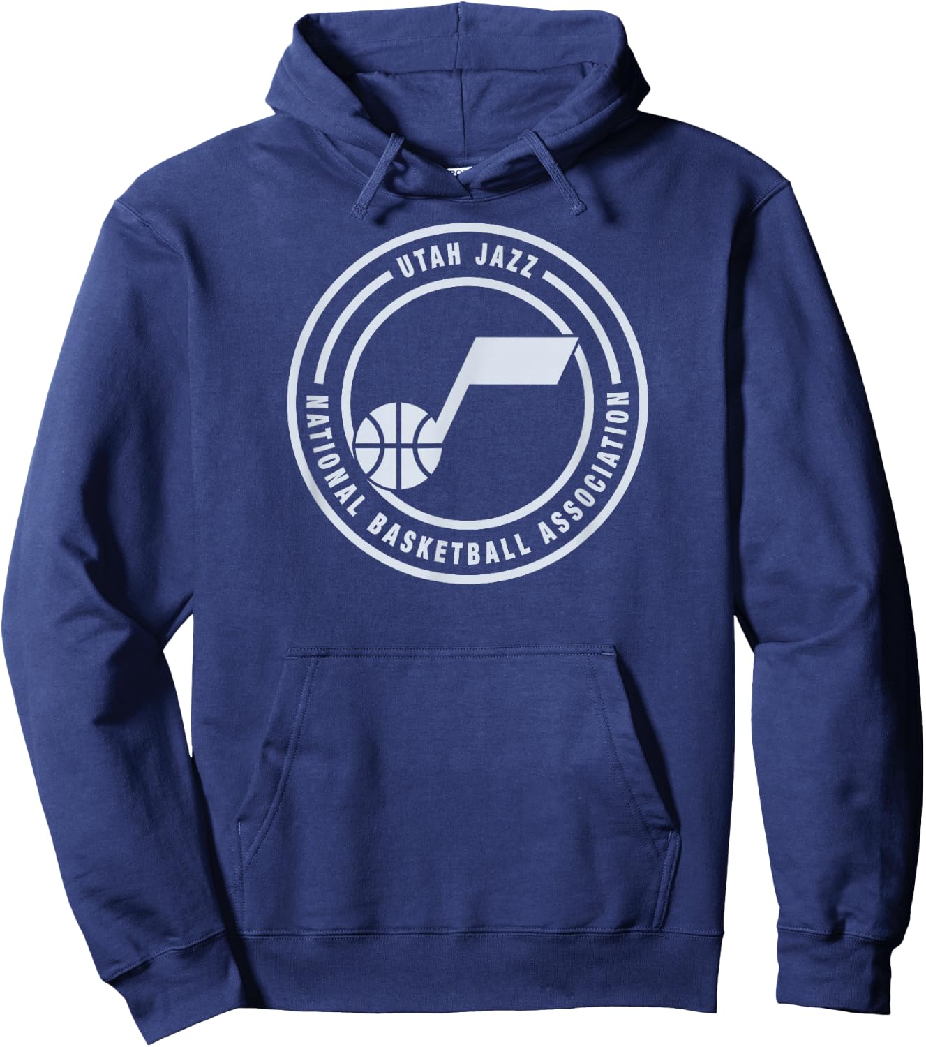 NBA - Utah Jazz Circle Logo Black Hoodie - Hoodie | Navy