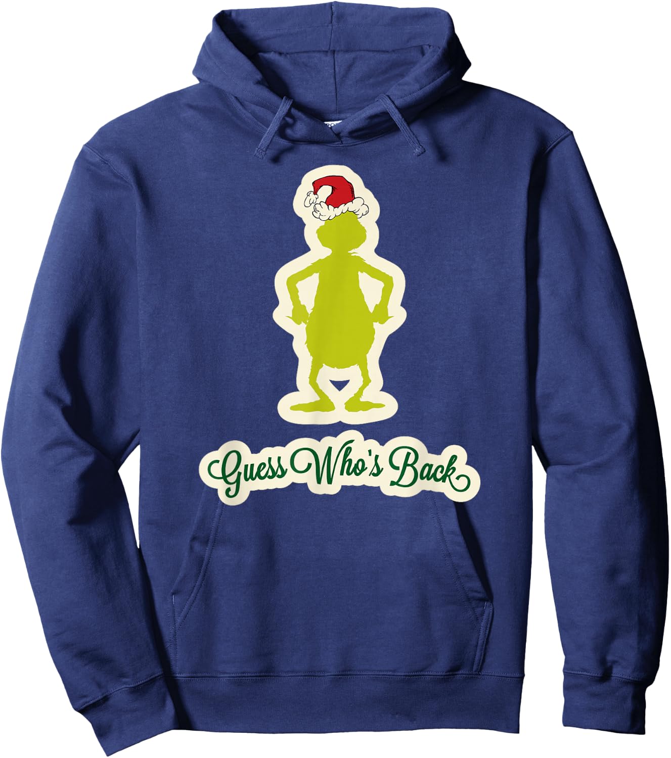 Dr. Seuss Grinch Guess Who's Back Hoodie - Hoodie | Navy