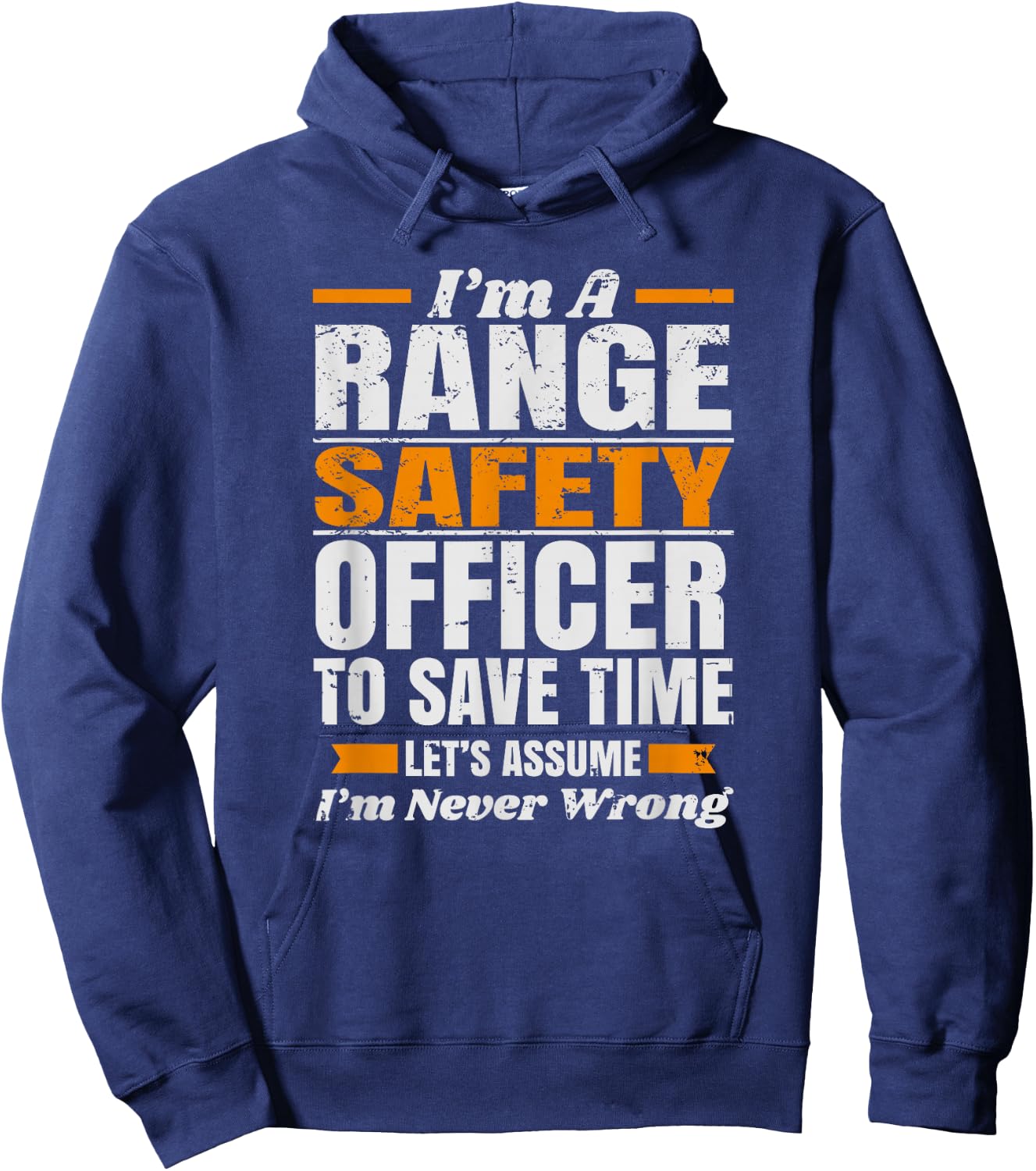 Funny Range Safety Officer RSO Shooting Guard Hoodie - Hoodie | Navy