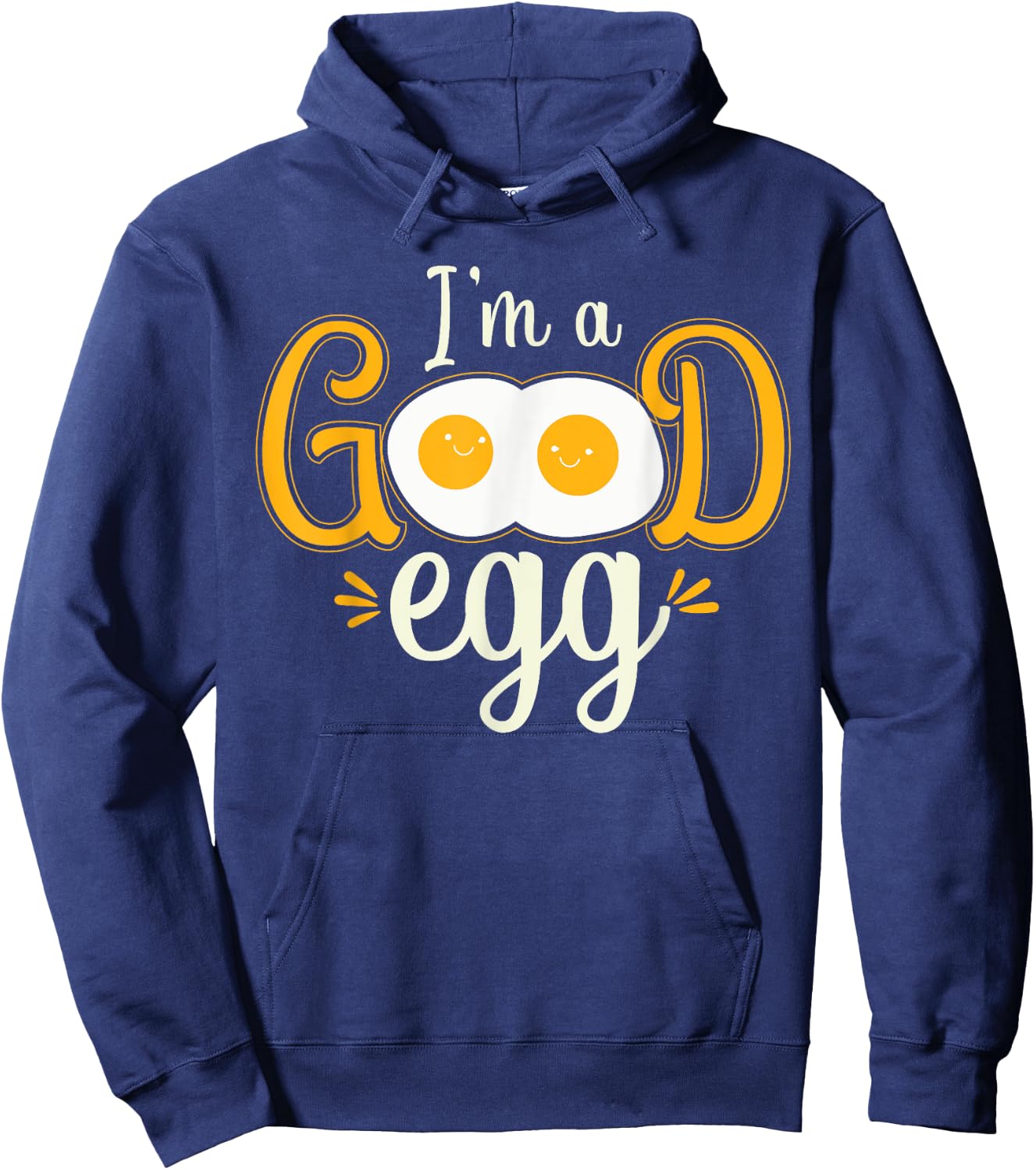 Funny Good Egg Bacon Lover Breakfast Egg Lovers Hoodie - Hoodie | Navy