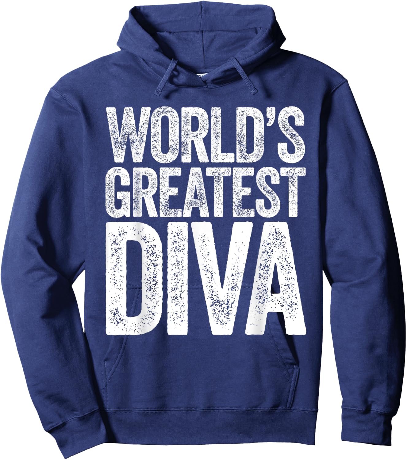 The Greatest Diva in the World , black Hoodie - Hoodie | Navy