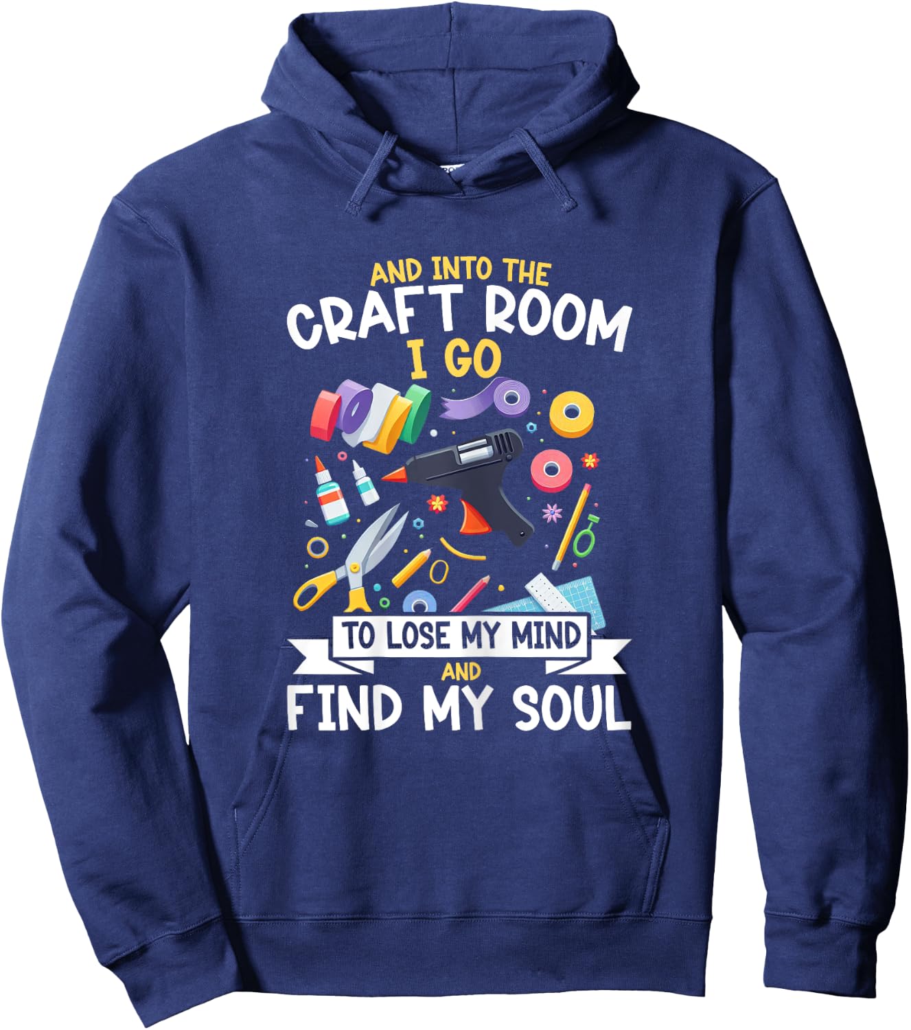 Crafting Crafter Hoodie - Hoodie | Navy