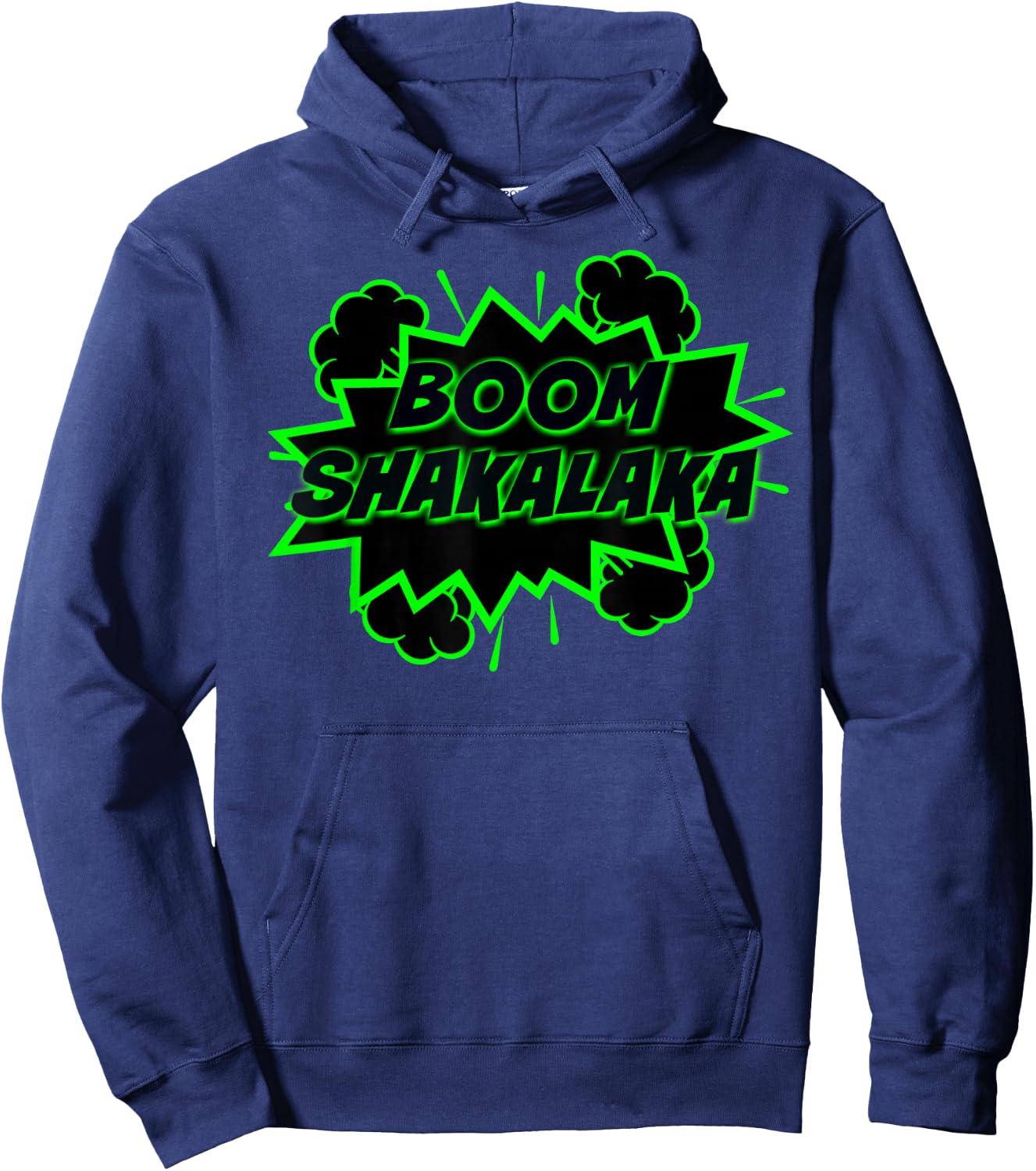 Boom Shakalaka Comic Hoodie - Hoodie | Navy