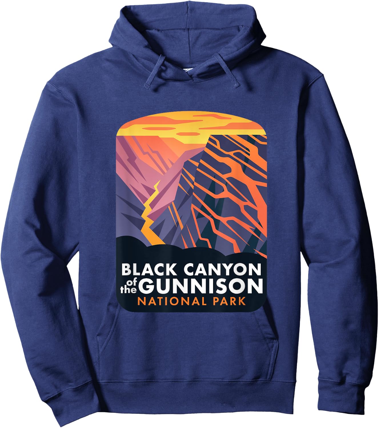Black Canyon of the Gunnison National Park Hoodie - Hoodie | Navy