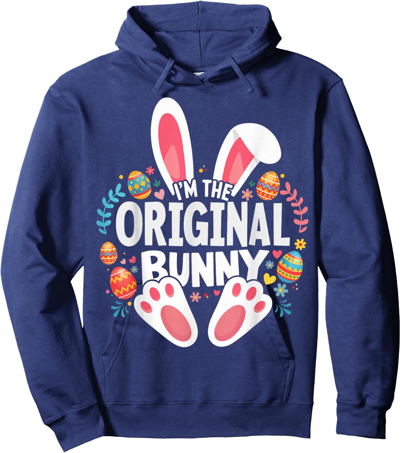 I'm The Original Bunny Matching Easter Family Hoodie - Hoodie | Navy