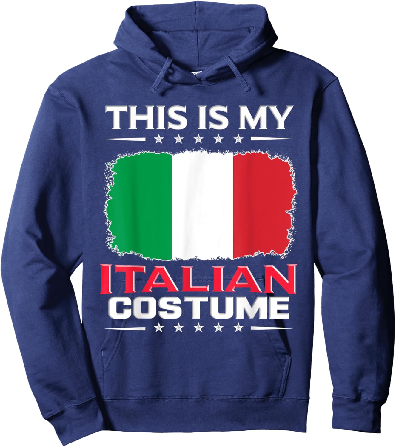 Das ist mein italienisches Kostüm Italy , black Hoodie - Hoodie | Navy