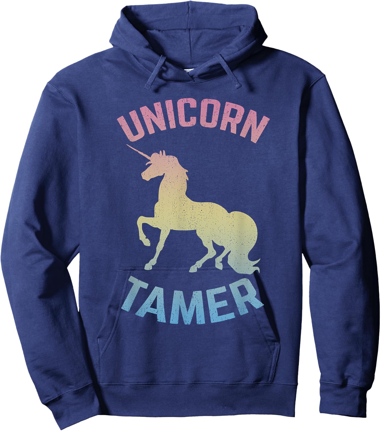 Awesome Girls UNICORN TAMER Rainbow Hoodie - Hoodie | Navy