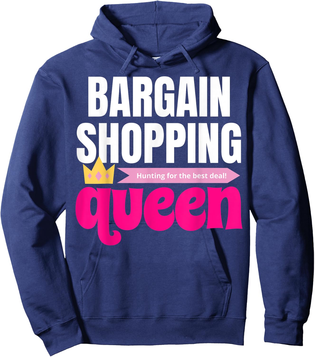 Bargain Shopping Queen Hoodie - Hoodie | Navy