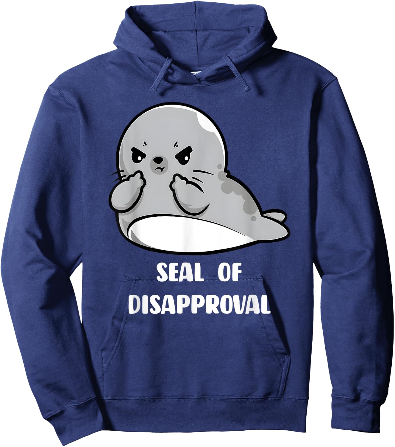 Seal of Disapproval Hoodie - Hoodie | Navy