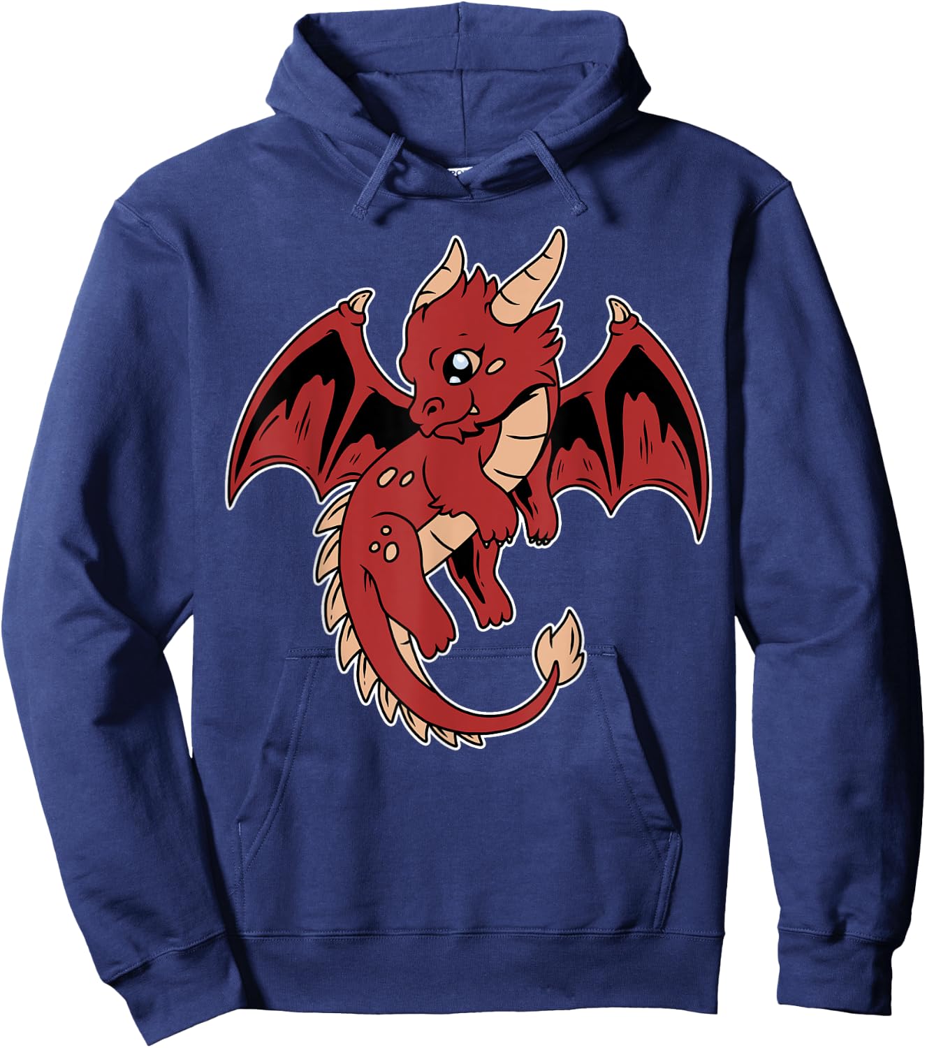Mythical Cute Kawaii Dragon Baby Fantasy Hoodie - Hoodie | Navy