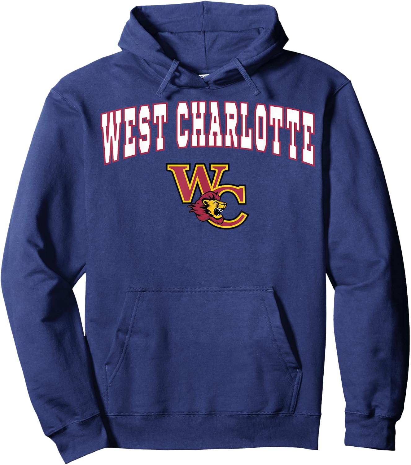West Charlotte High School Lions Hoodie - Hoodie | Navy