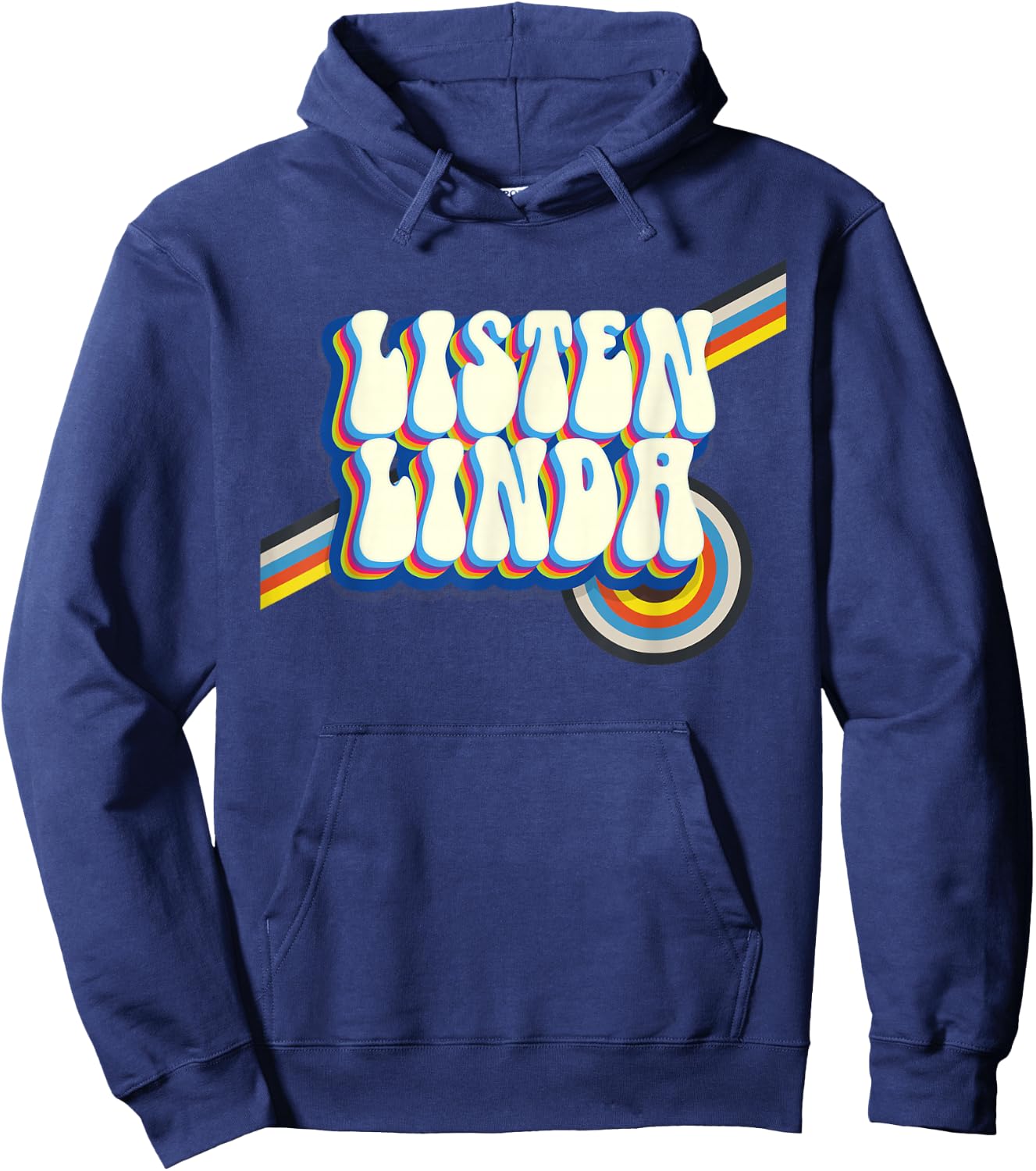 Listen Linda Viral Video Gift Hoodie - Hoodie | Navy