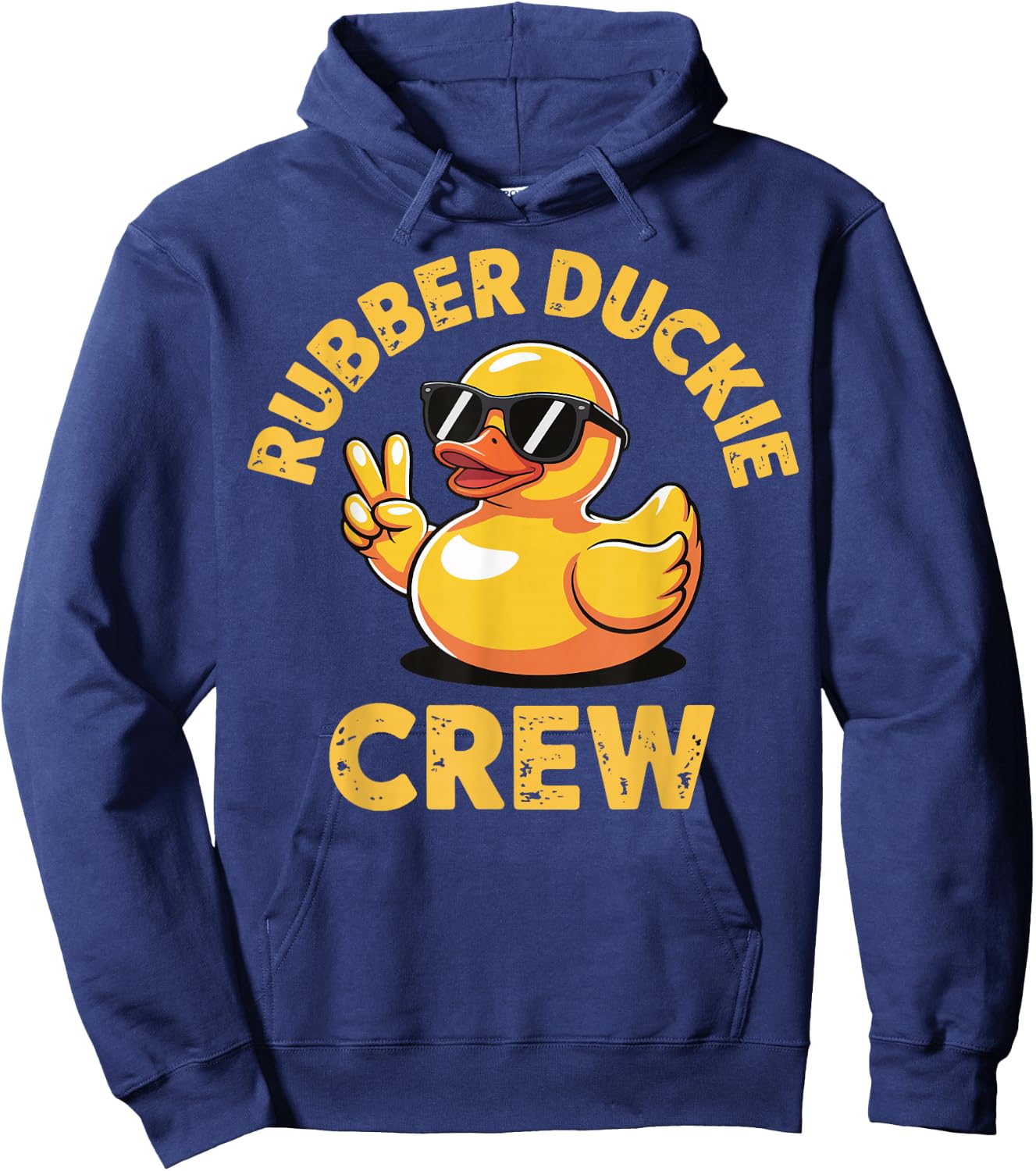 Rubber Duckie Crew Hoodie - Hoodie | Navy