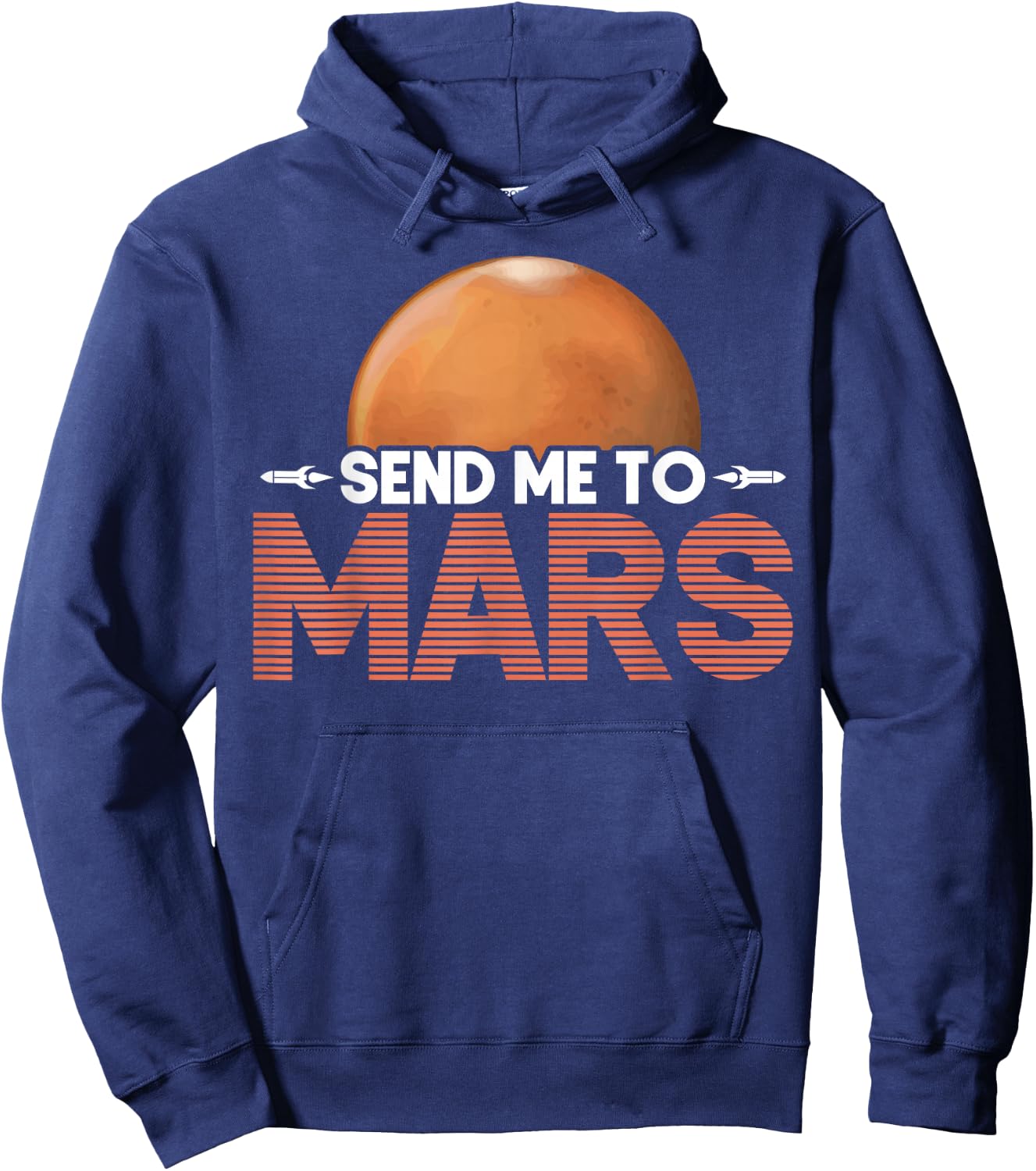 Mars Planet Martian Hoodie - Hoodie | Navy
