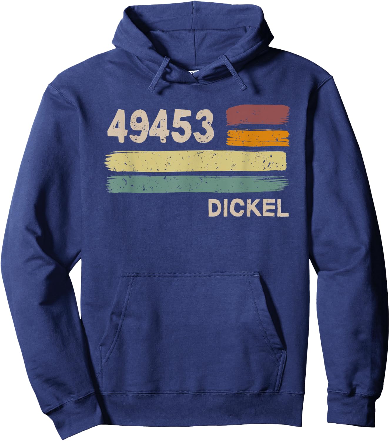 Retro 49453 Dickel Vintage Gemeinde PLZ Hoodie - Hoodie | Navy
