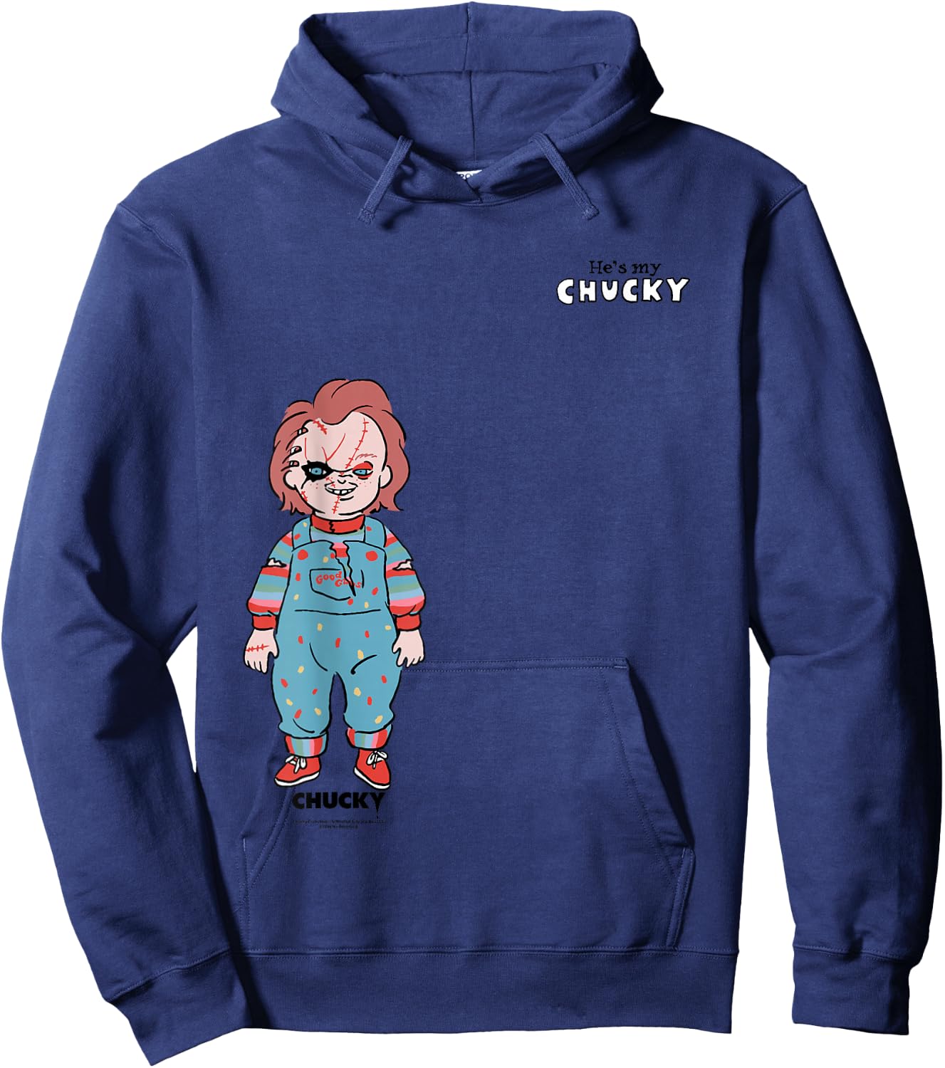 Chucky He’s My Chucky Matching Couple Hoodie - Hoodie | Navy