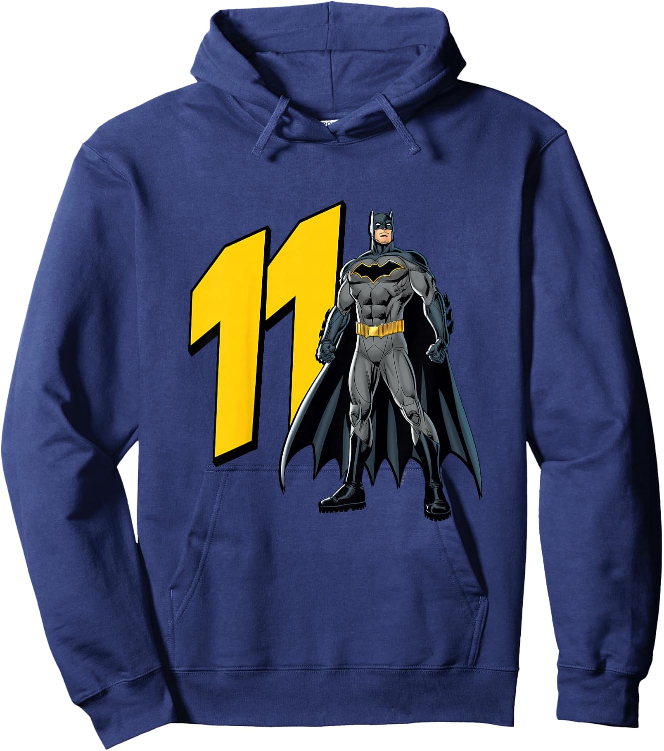 Kids Batman Super Hero 11th Birthday Hoodie - Hoodie | Navy