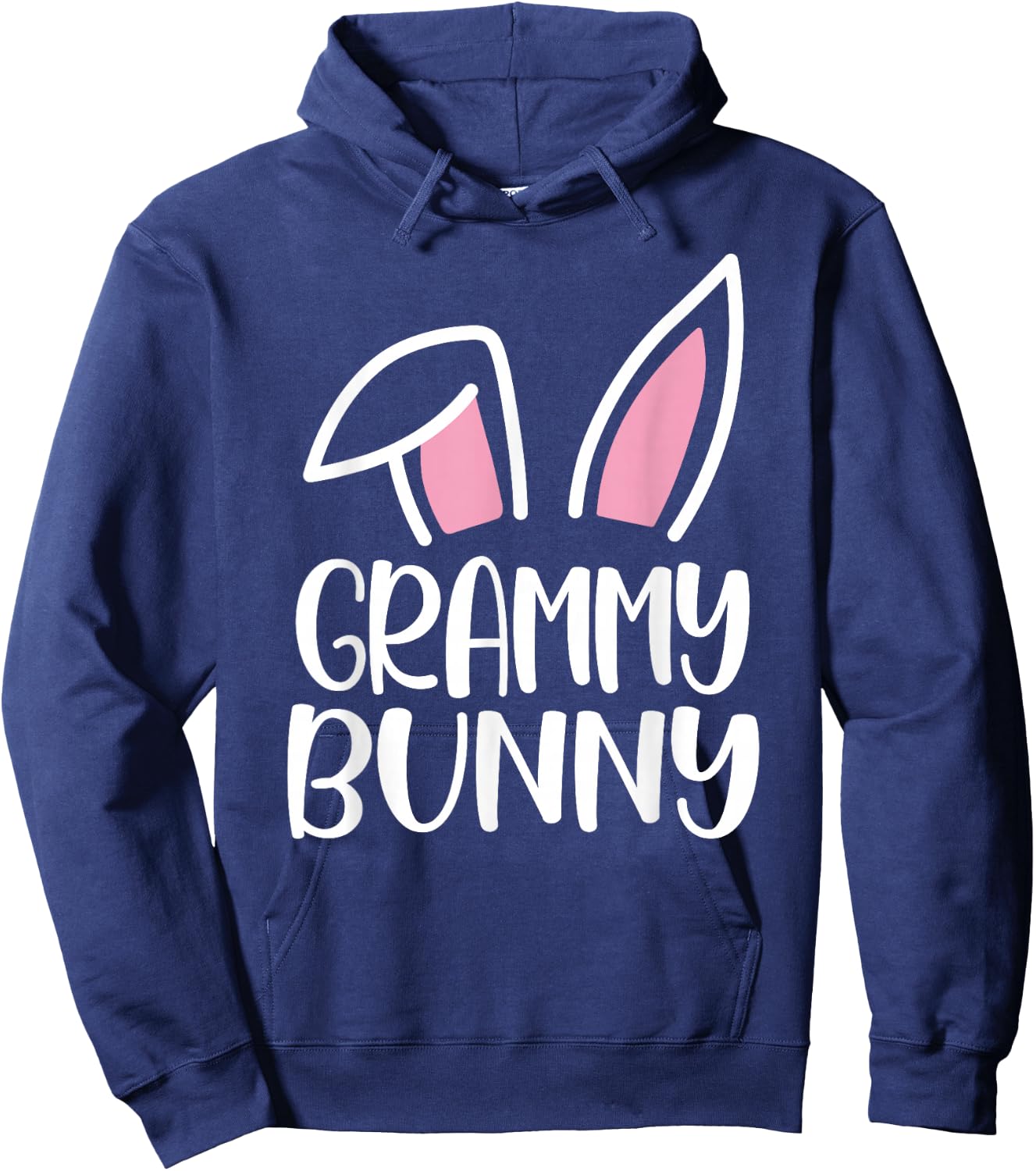 Funny Grammy Bunny Happy Easter Family Matching Hoodie - Hoodie | Navy