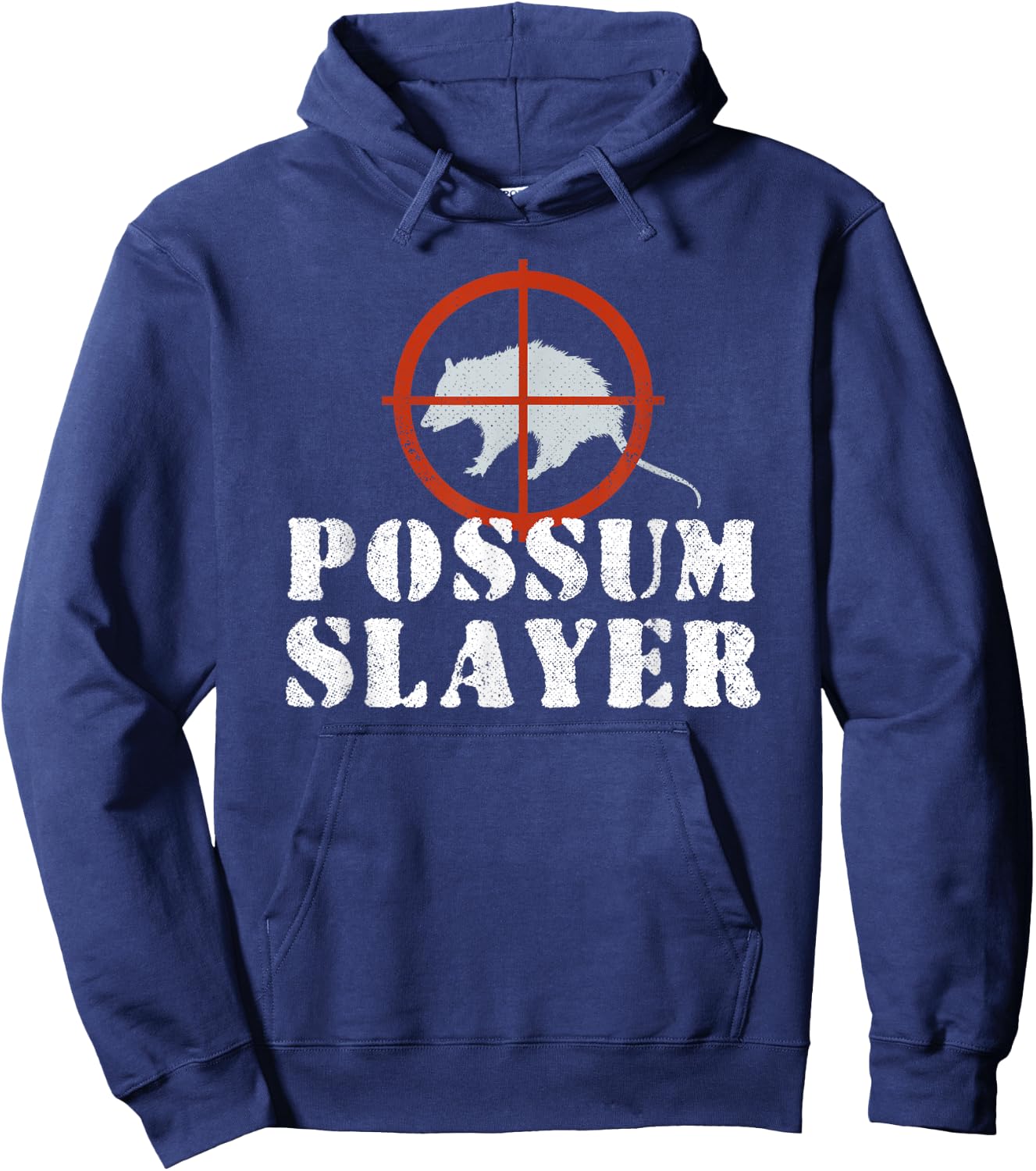 Possum Slayer Opossum Hunting Hoodie - Hoodie | Navy