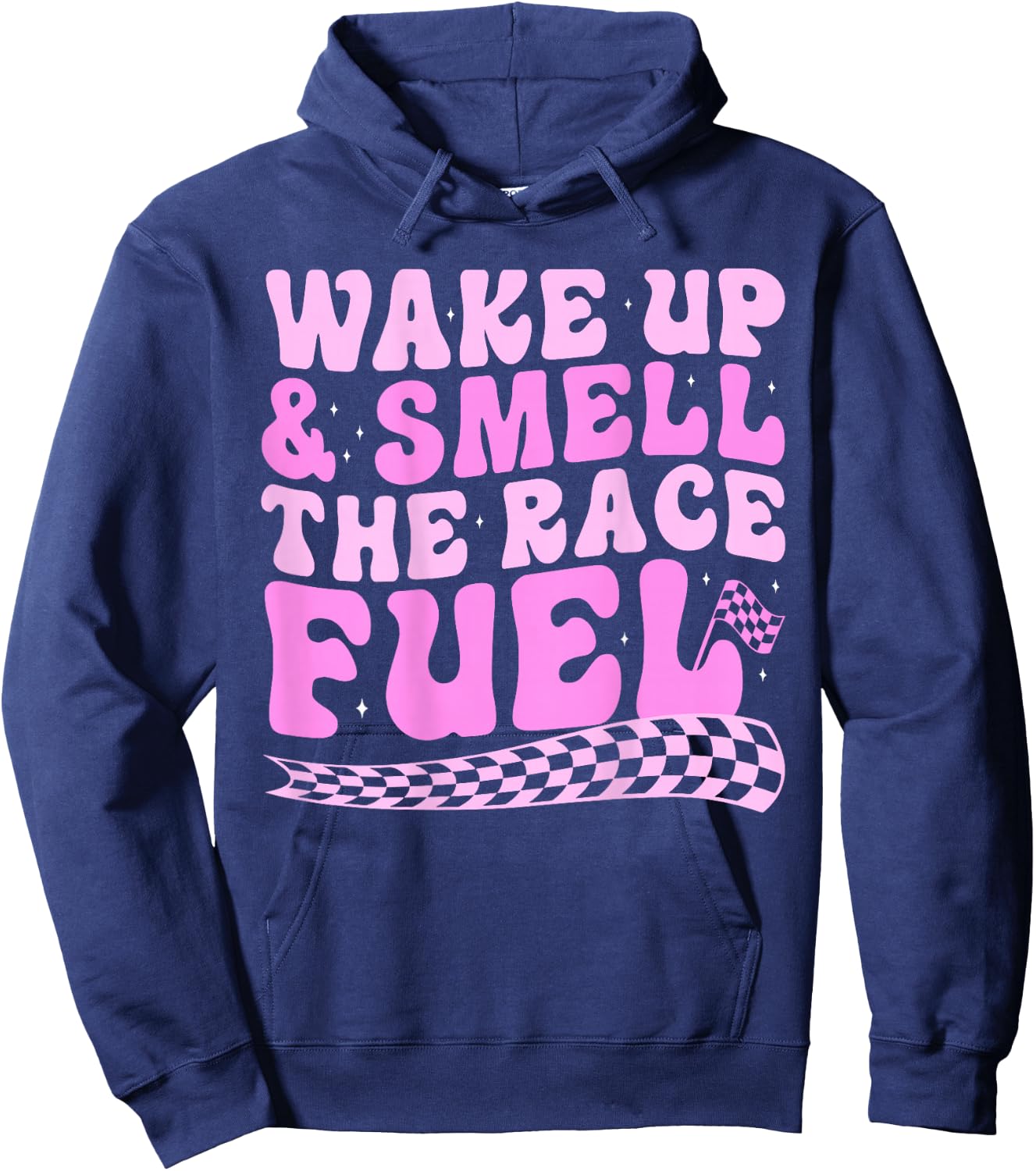 Wake up and smell the race fuel (on back) Hoodie - Hoodie | Navy