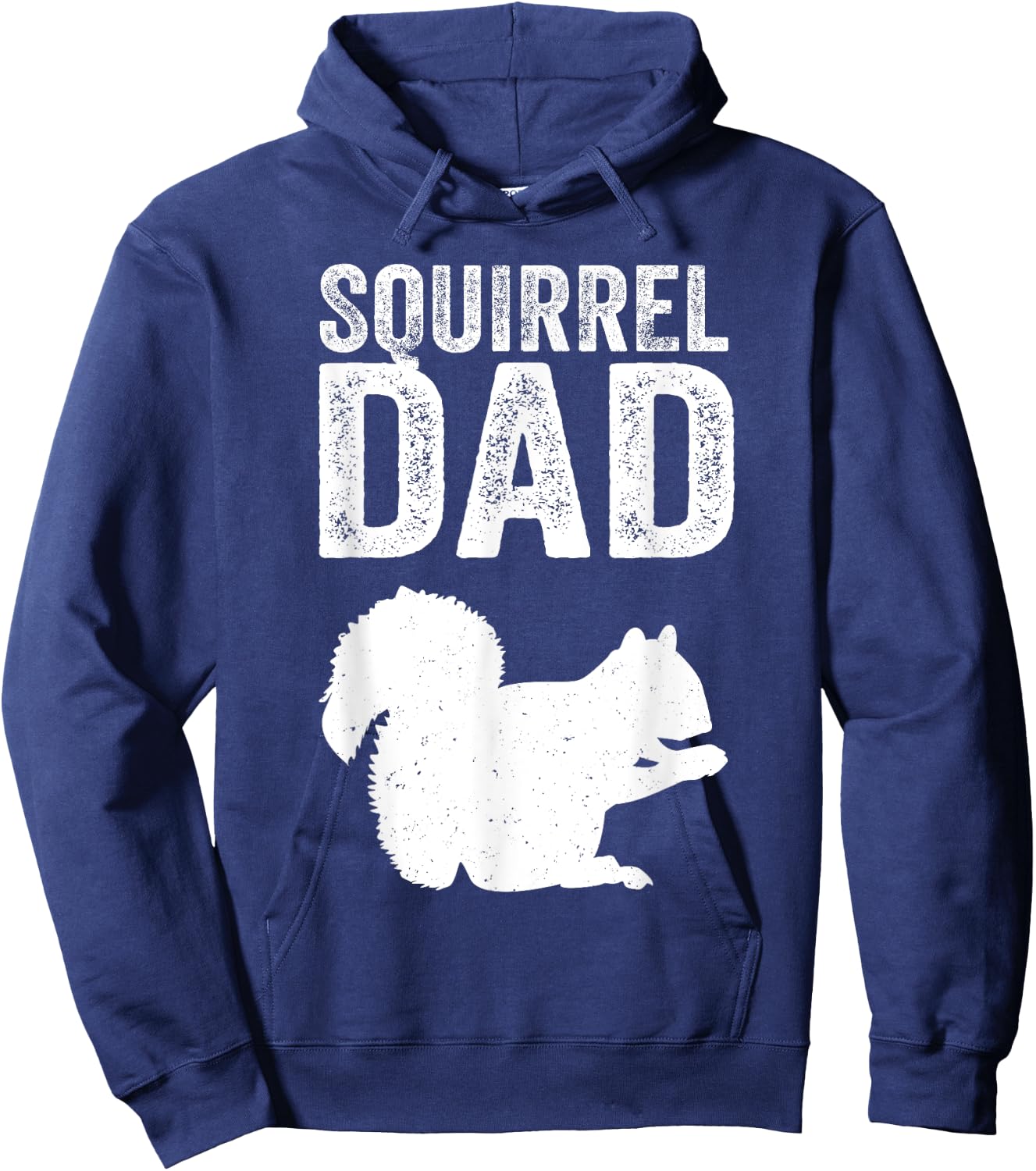 Forest Animal Men Cool Squirrel Dad Father Hoodie - Hoodie | Navy