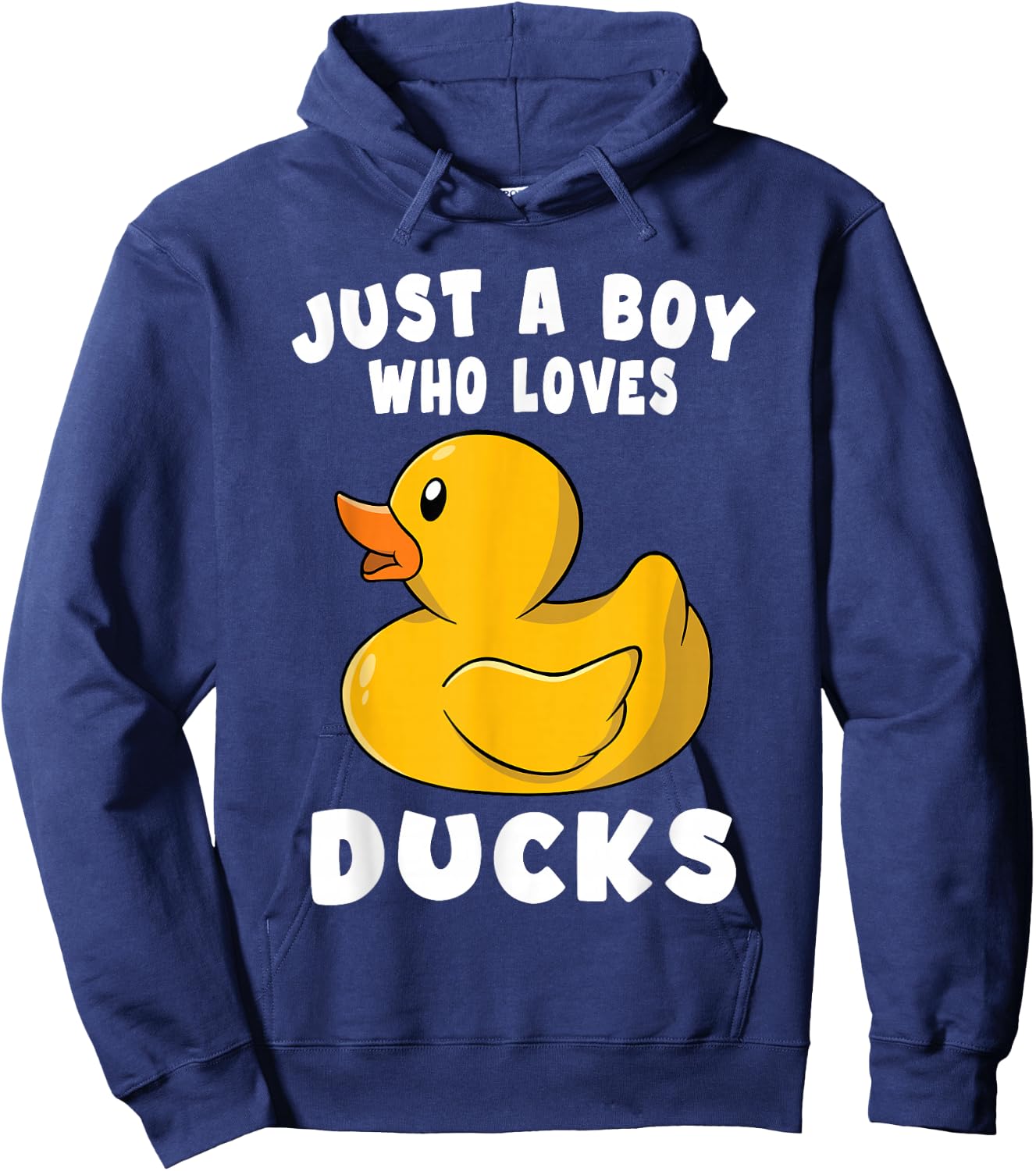 Just a Boy Who Loves Ducks Hoodie - Hoodie | Navy