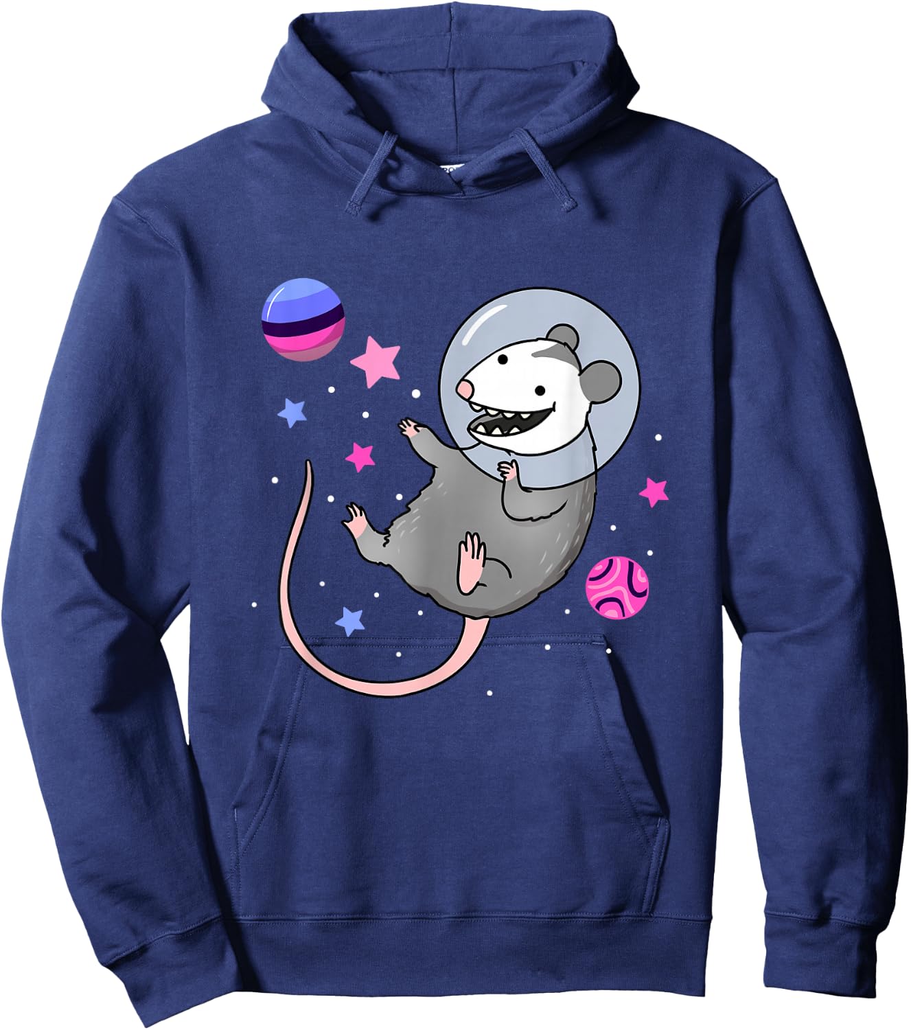Omnisexual Opossum in Space Omnisexual Pride Hoodie - Hoodie | Navy