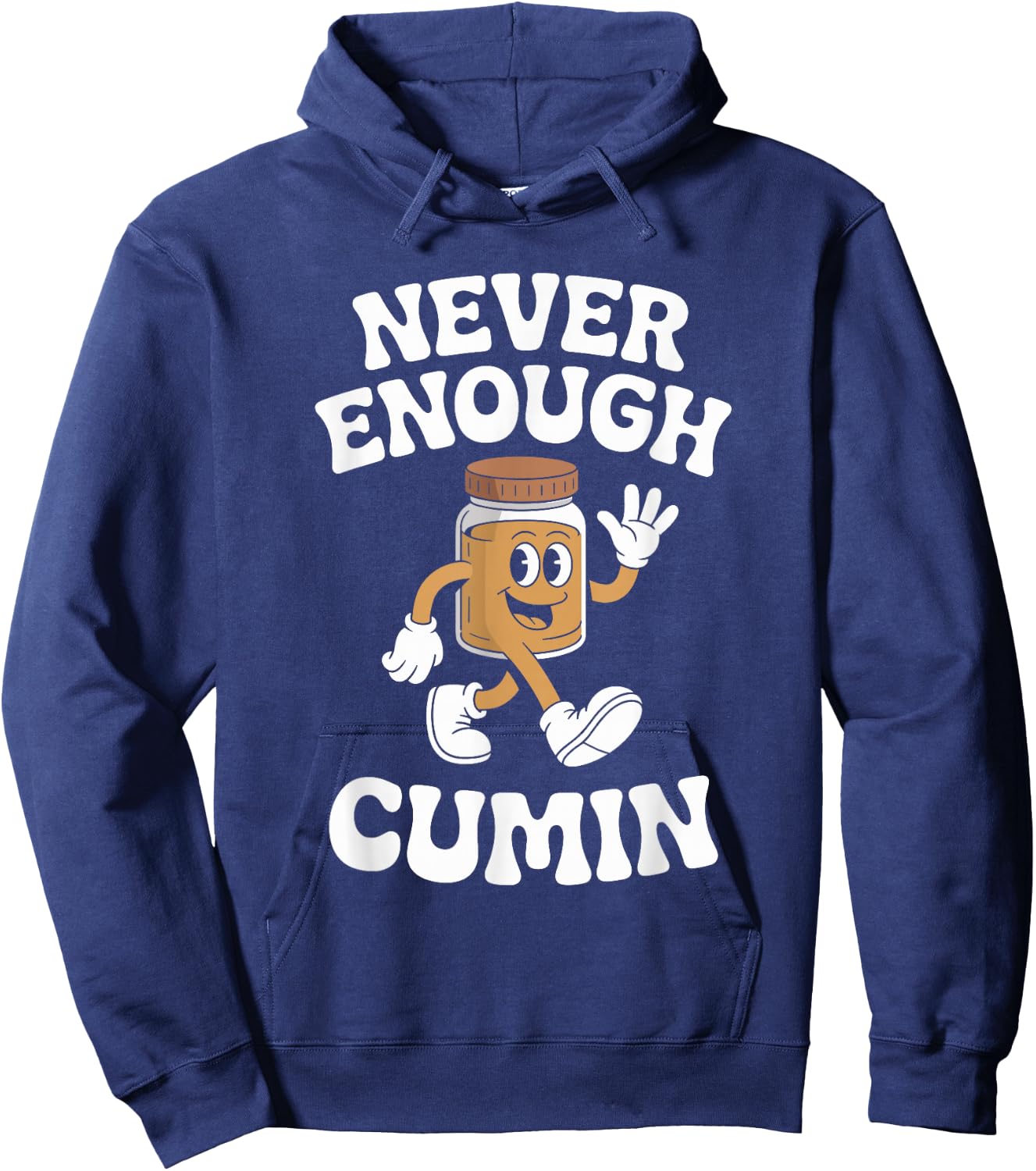 Funny Cumin Retro Hoodie - Hoodie | Navy