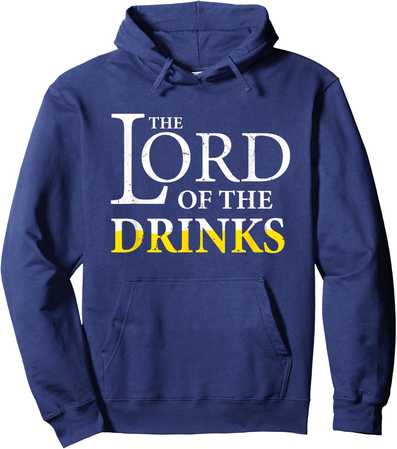 Lord Of Drinks Funny Party Beer Dad Design Hoodie - Hoodie | Navy