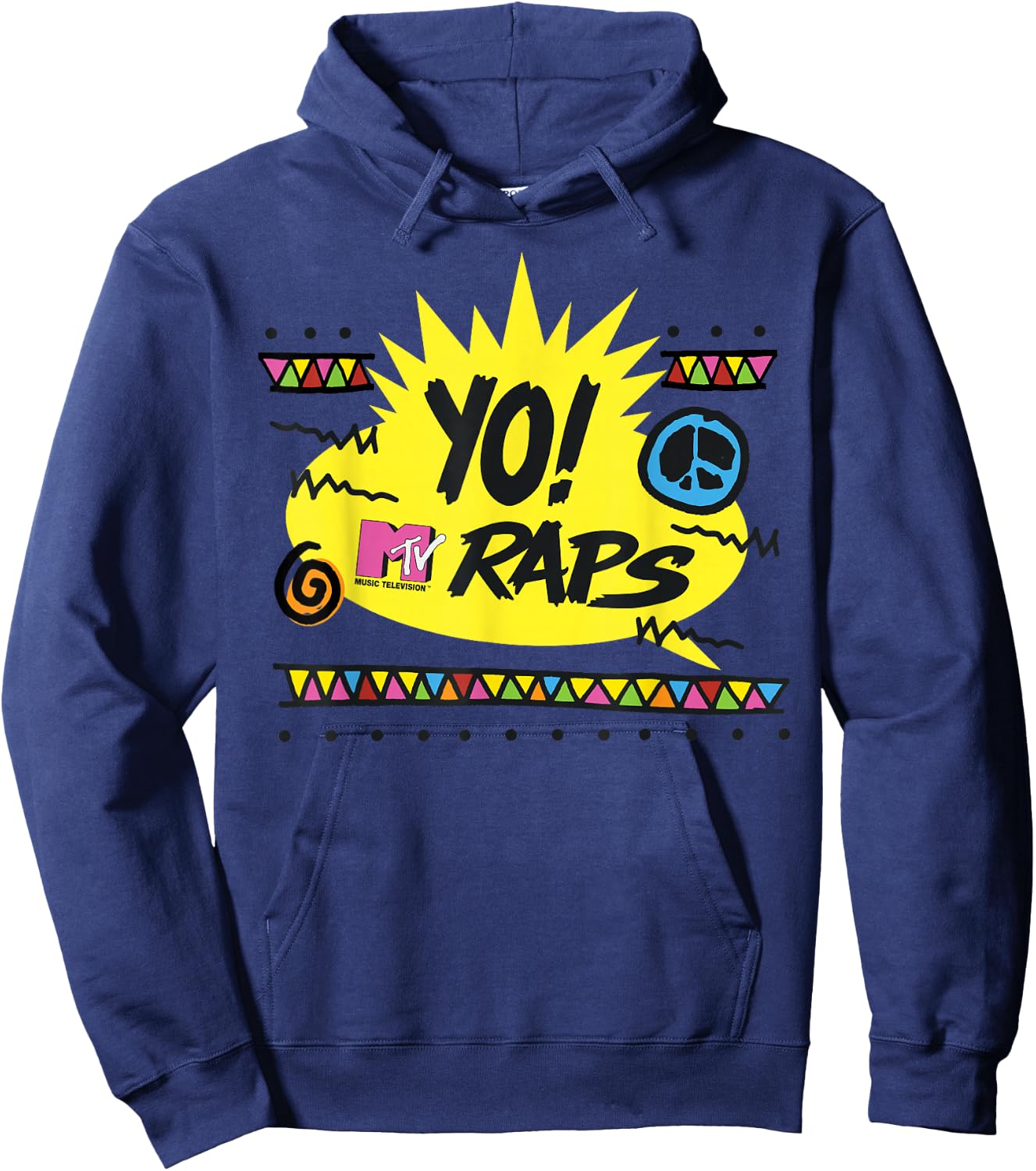 Yo! MTV - Raps Hoodie - Hoodie | Navy