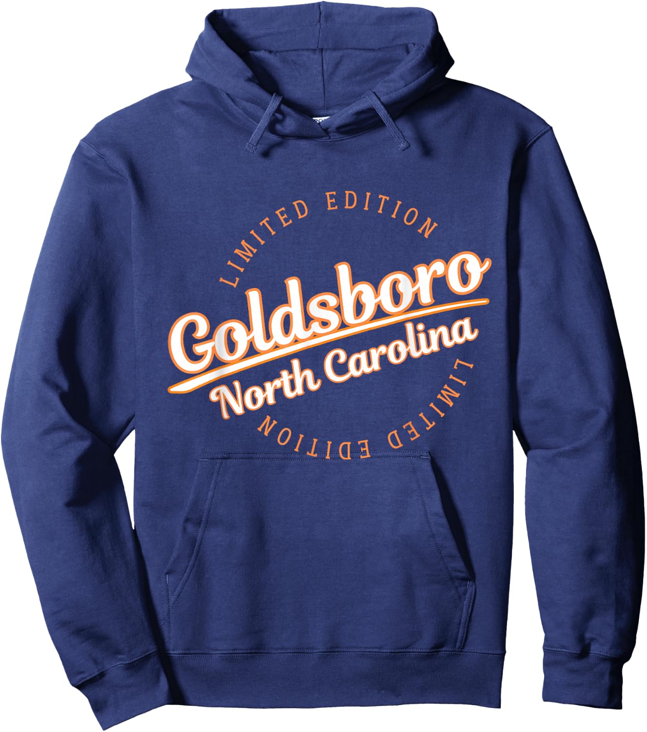 Retro Athletic Goldsboro NC Apparel Hoodie - Hoodie | Navy