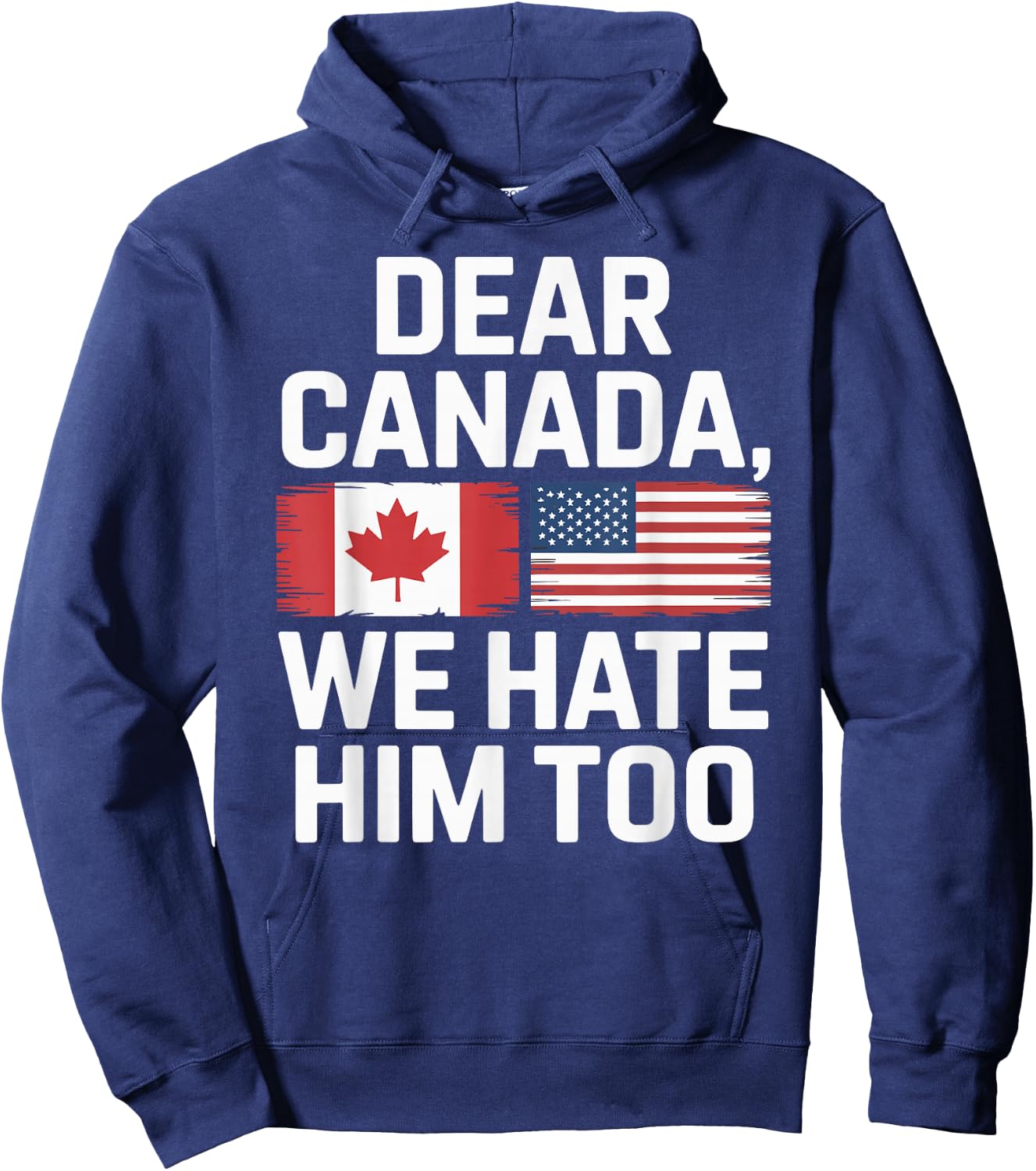 Dear Canada Political Commentary Hoodie - Hoodie | Navy