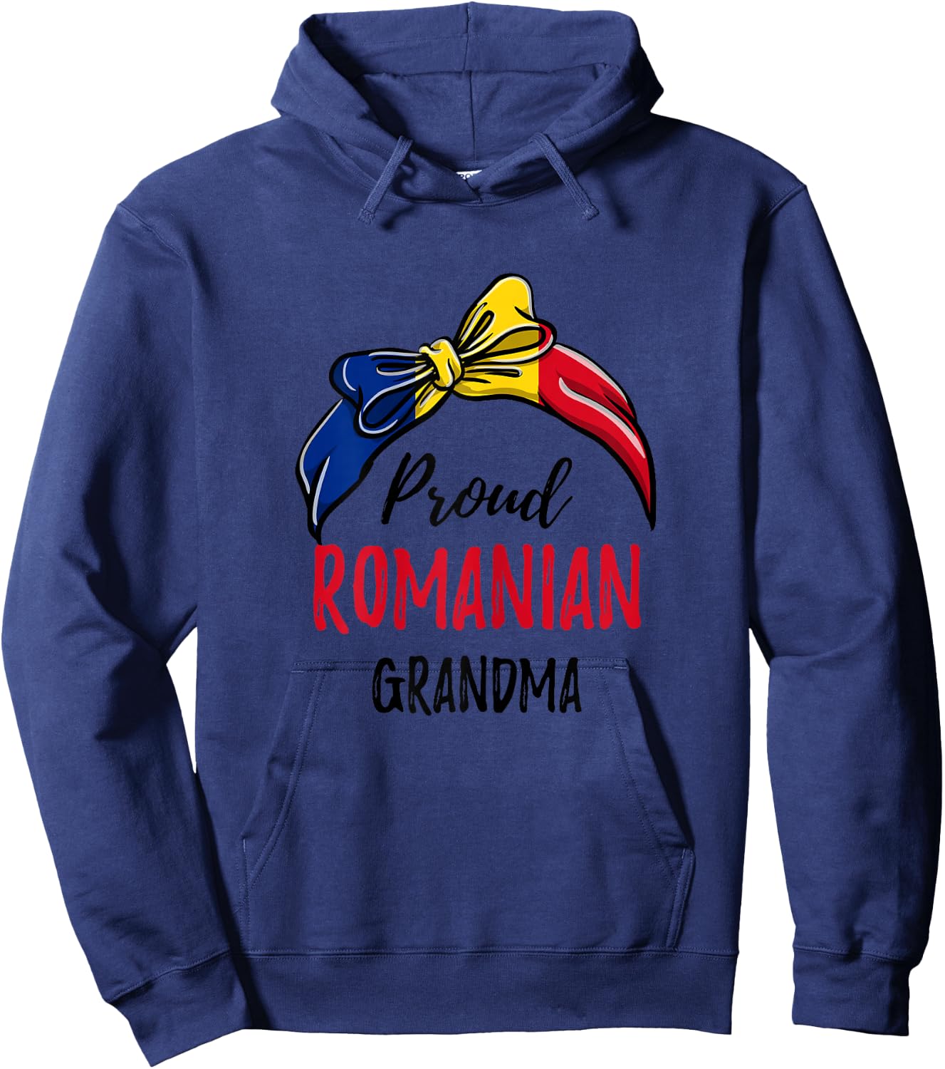 Proud Romanian Grandma Hoodie - Hoodie | Navy
